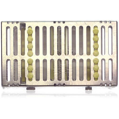 Hu-Friedy IMS Rail DD 14-Instrument Ortho Cassette, Yellow, Double Decker - IMS Rail DD 14-Inst Ortho - Image 1
