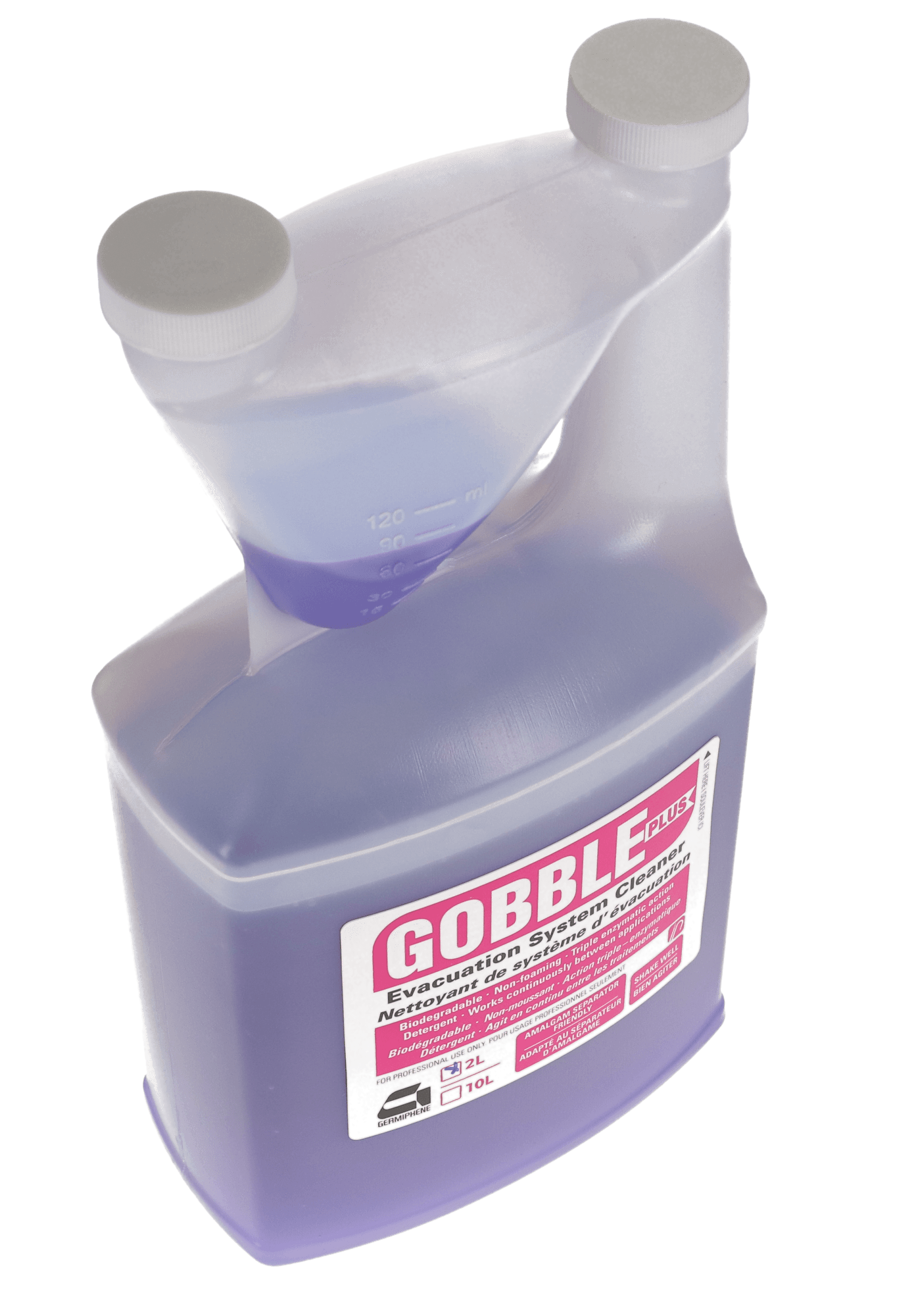 Gobble Plus Evacuation System Cleaner, 2 L Bottle, 1/Pk, GOB-AS thumbnail 3