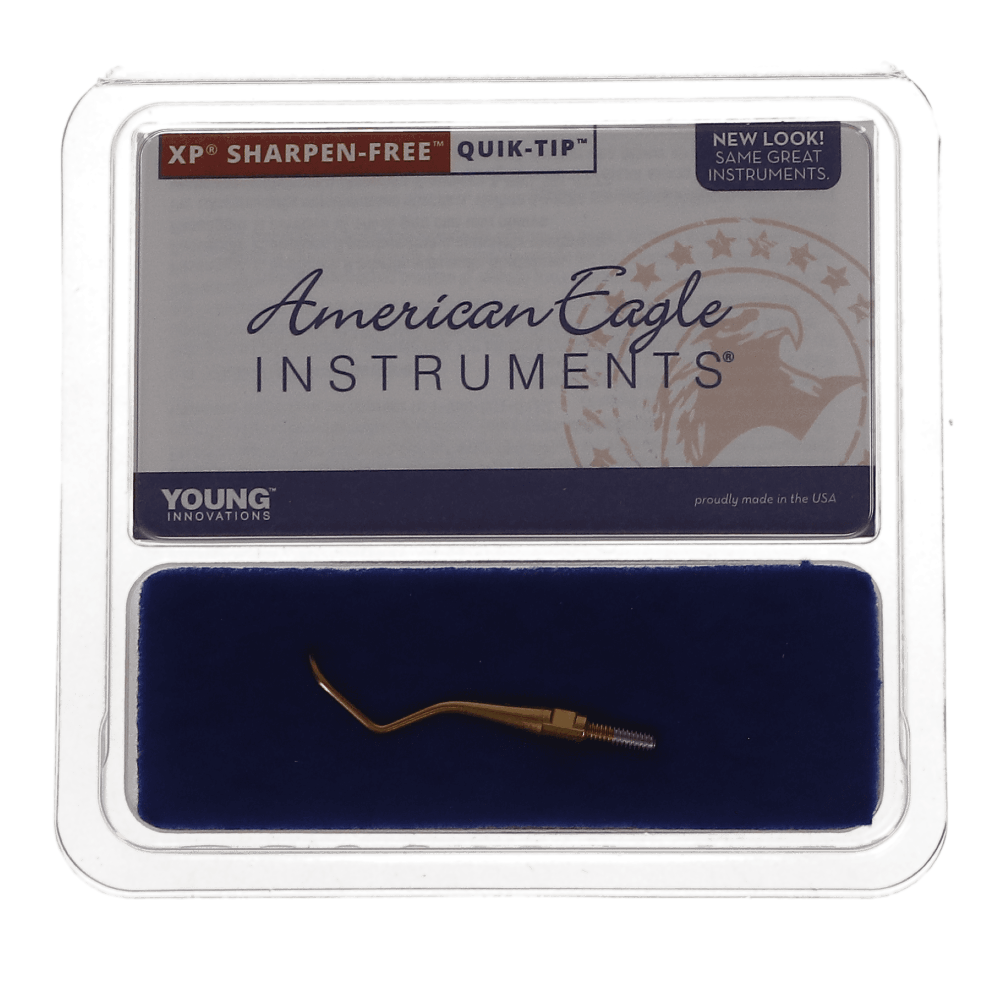 American Eagle Instruments Pro Thin Quik-Tip Scaler, XP, #M23TA, Cone Socket, Titanium Coated, 1/Pk, AESM23TAXPQT thumbnail 5