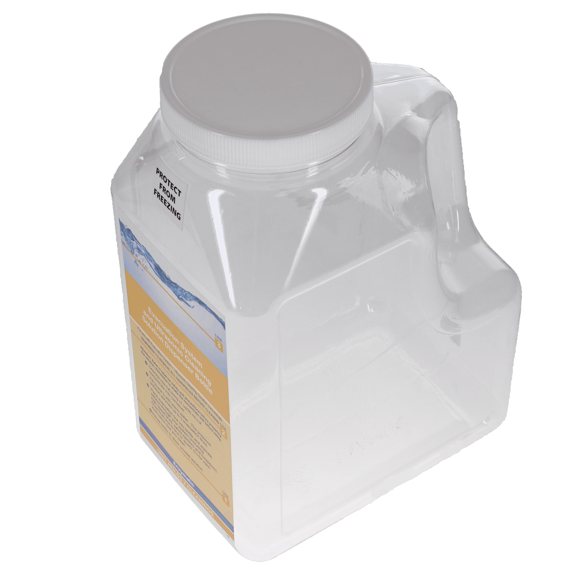 Germiphene Dual-Purpose Microbex Microvac Empty Dispensing Bottle with Pump, 1/Pk, G-MICRO-MT-U/S - Dual-Purpose Microbex Microvac, Empty Dispensing Bottle, 1/Pk, G-MICRO-MT-U/S - Image 1