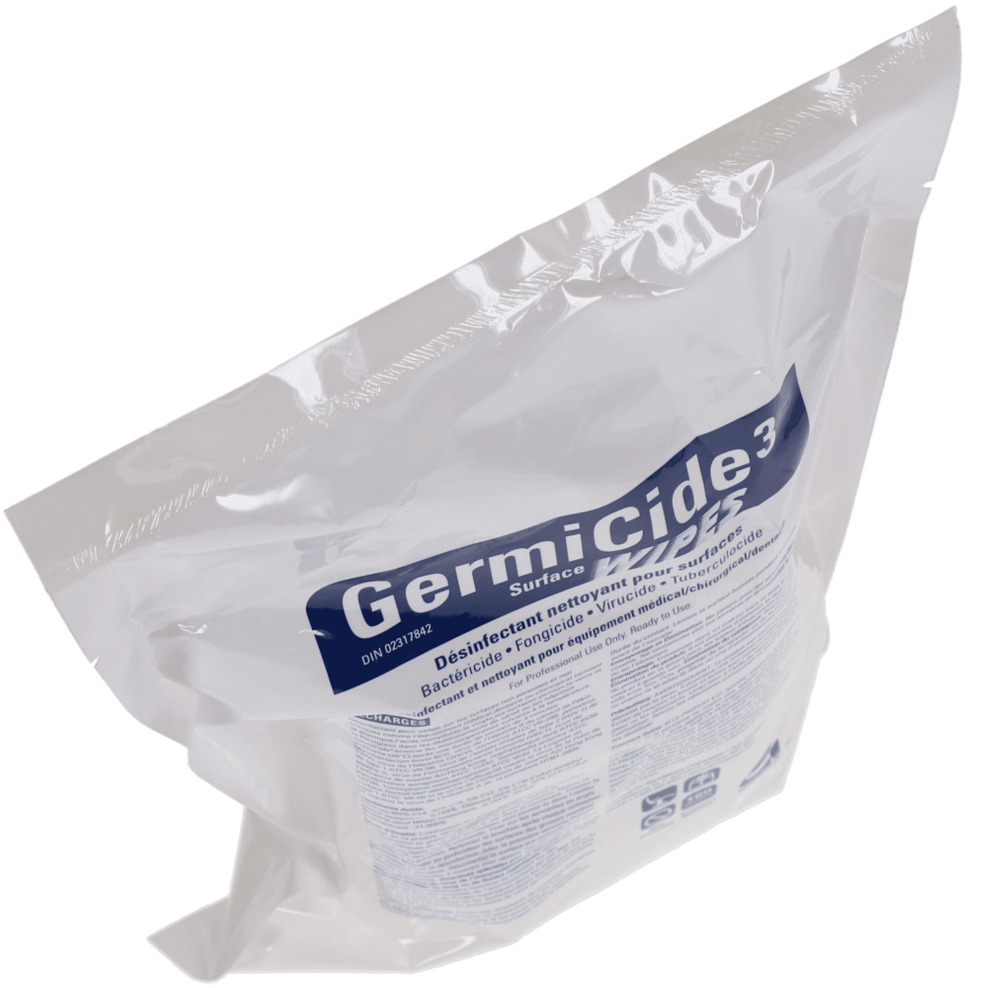 GermiCide 3 Disinfectant Towelettes, Refill Pouch, Lemon Scent, 160/Pk, GERMI-3-R, GERMI-3-SW-R thumbnail 3