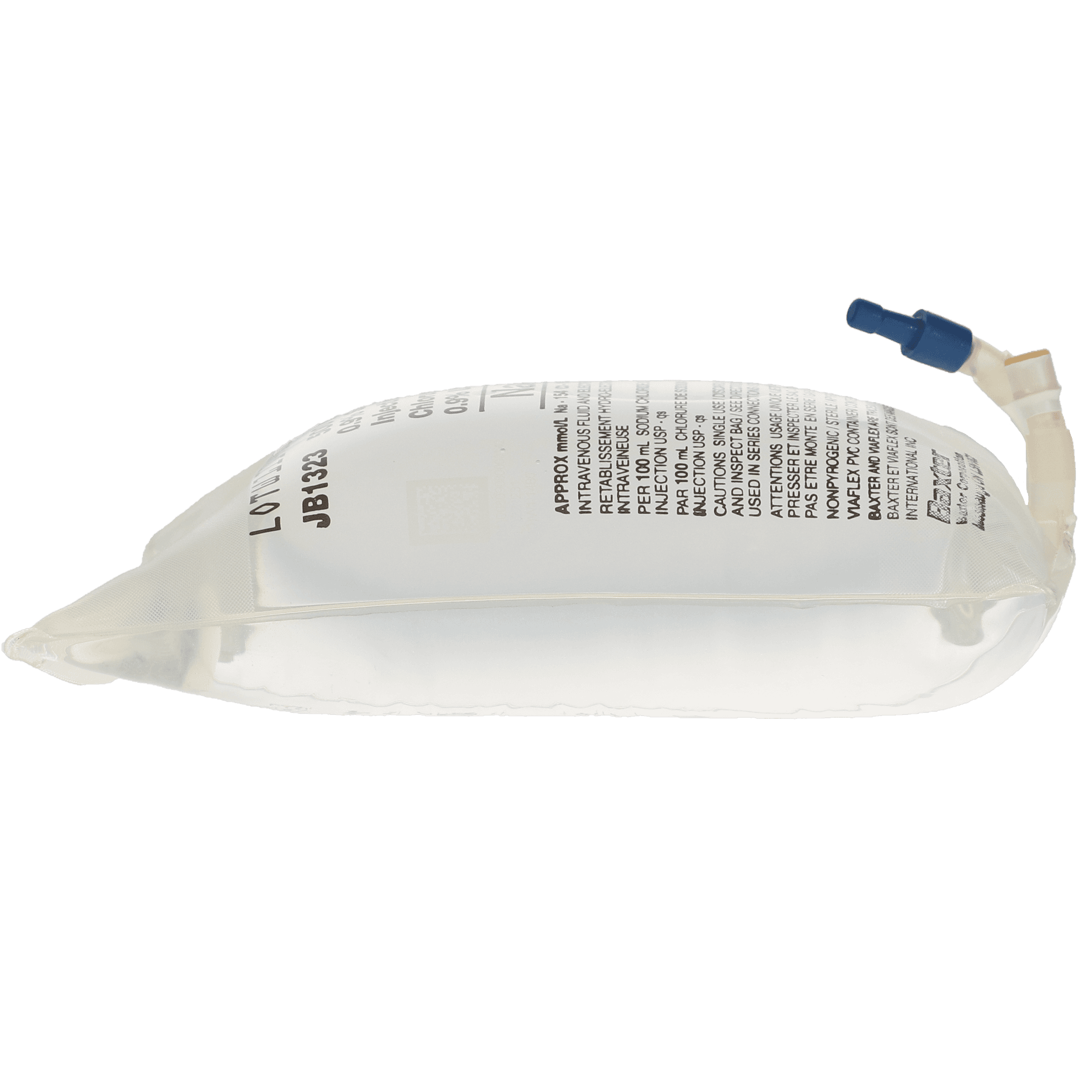 0.9% Sodium Chloride (NaCl) Saline Injection, USP, IV Bag, 500 ml, 1/Pk, JB1323 thumbnail 3