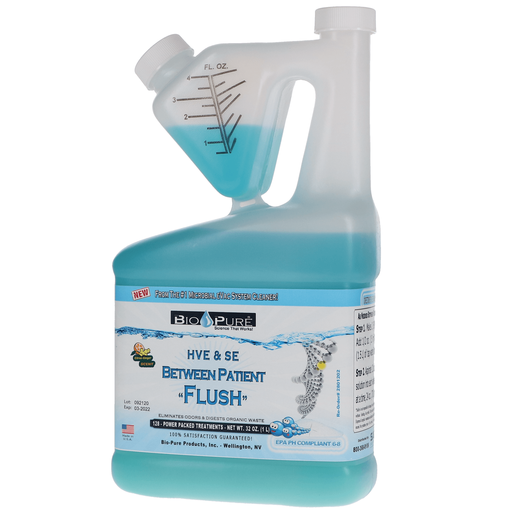 Bio-Pure 32oz BPF Evacuation System Cleaning Solution, 2801202 thumbnail 4
