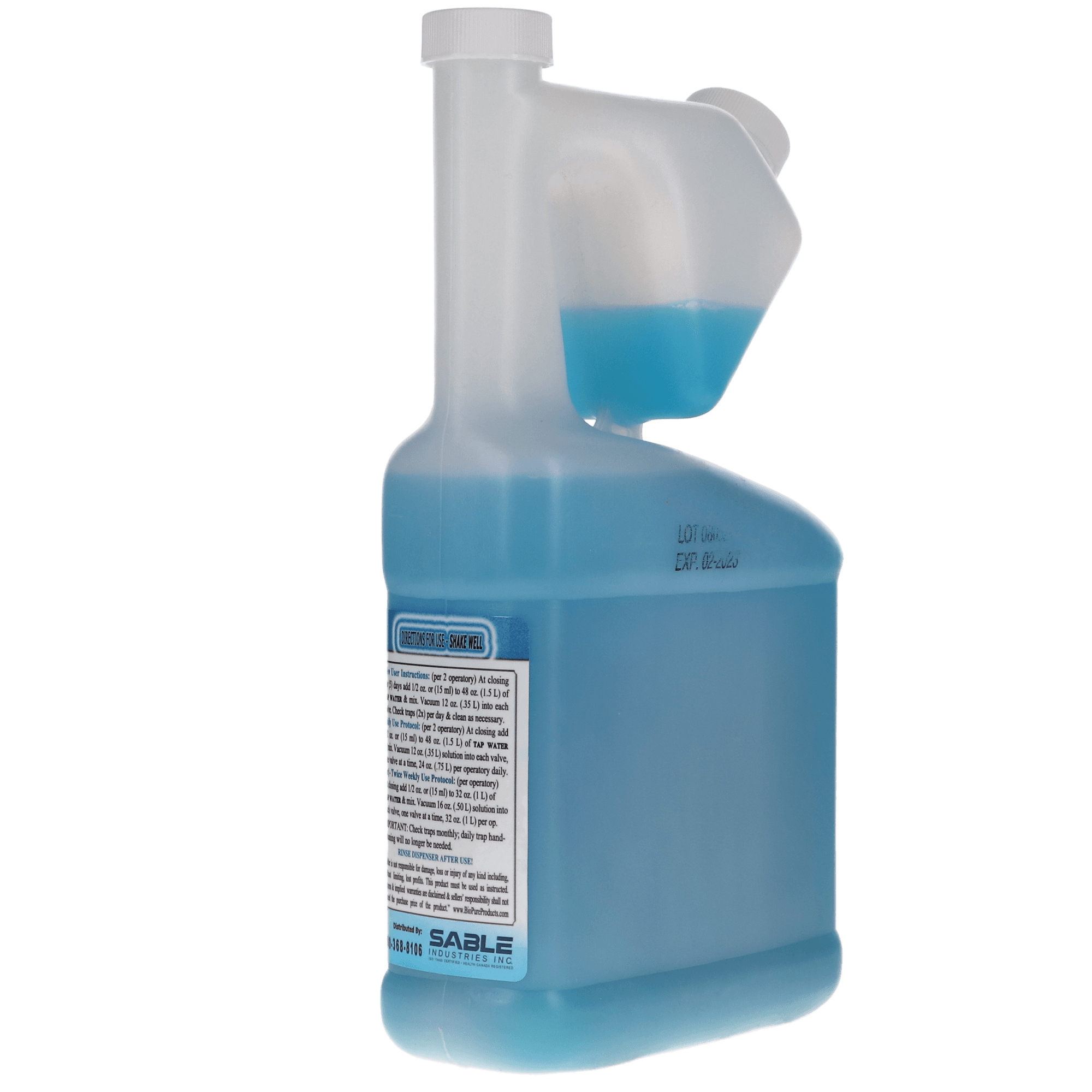 Bio-Pure 32oz Liquid Evacuation System Cleaner, 128 Treatments, 2801402 thumbnail 2