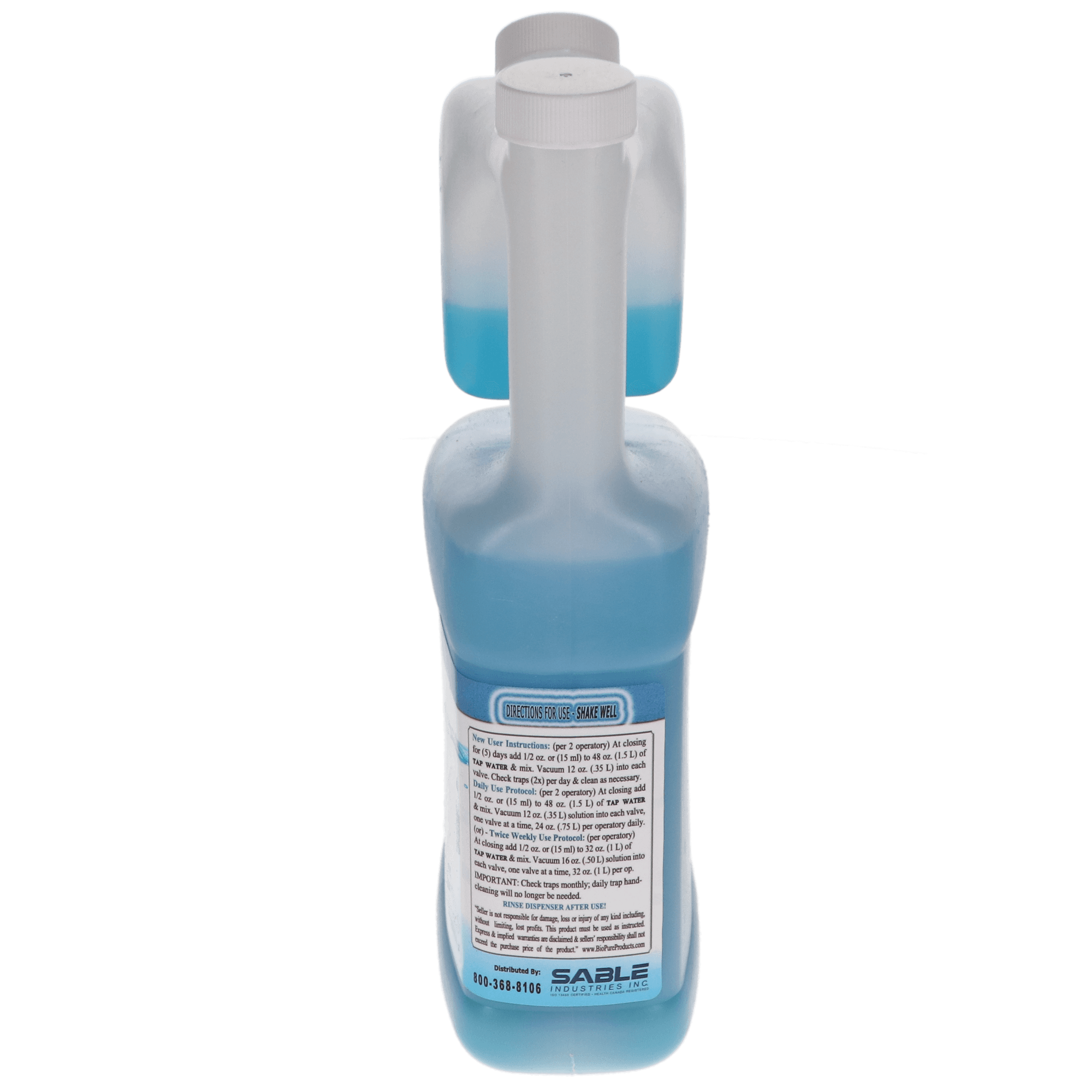 Bio-Pure 32oz Liquid Evacuation System Cleaner, 128 Treatments, 2801402 thumbnail 3