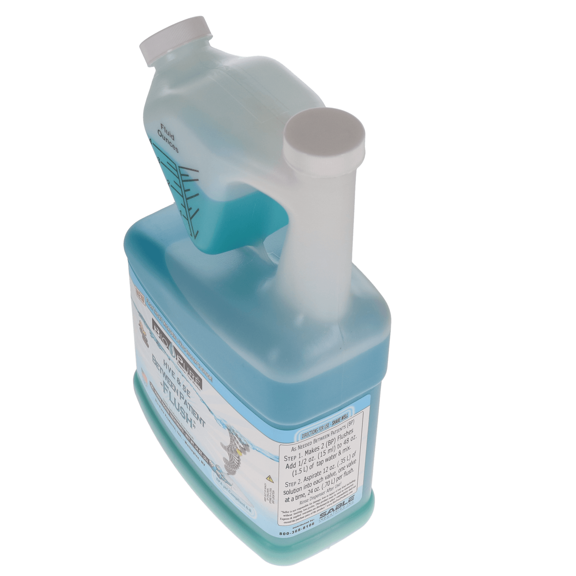 Bio-Pure Patient Flush Evacuation Line Cleaner, 64 oz, 128 Treatments, 2801203 thumbnail 4