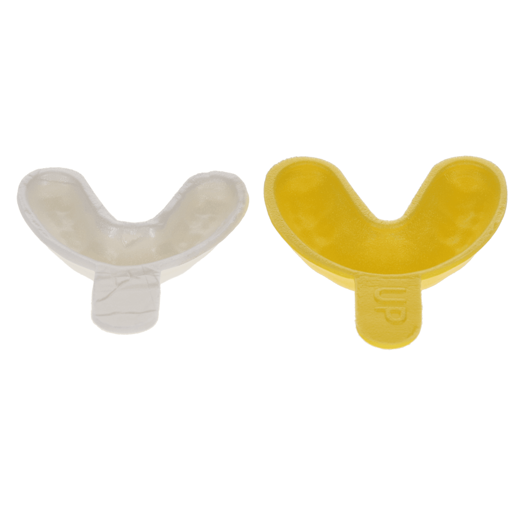 Plasdent Disposable Single Fluoride Trays, Small, Yellow, 100/Pk, FTS-S - Disposable Single Fluoride Trays Arch, Small, Yellow, 100/Pk, FTS-S - Image 1