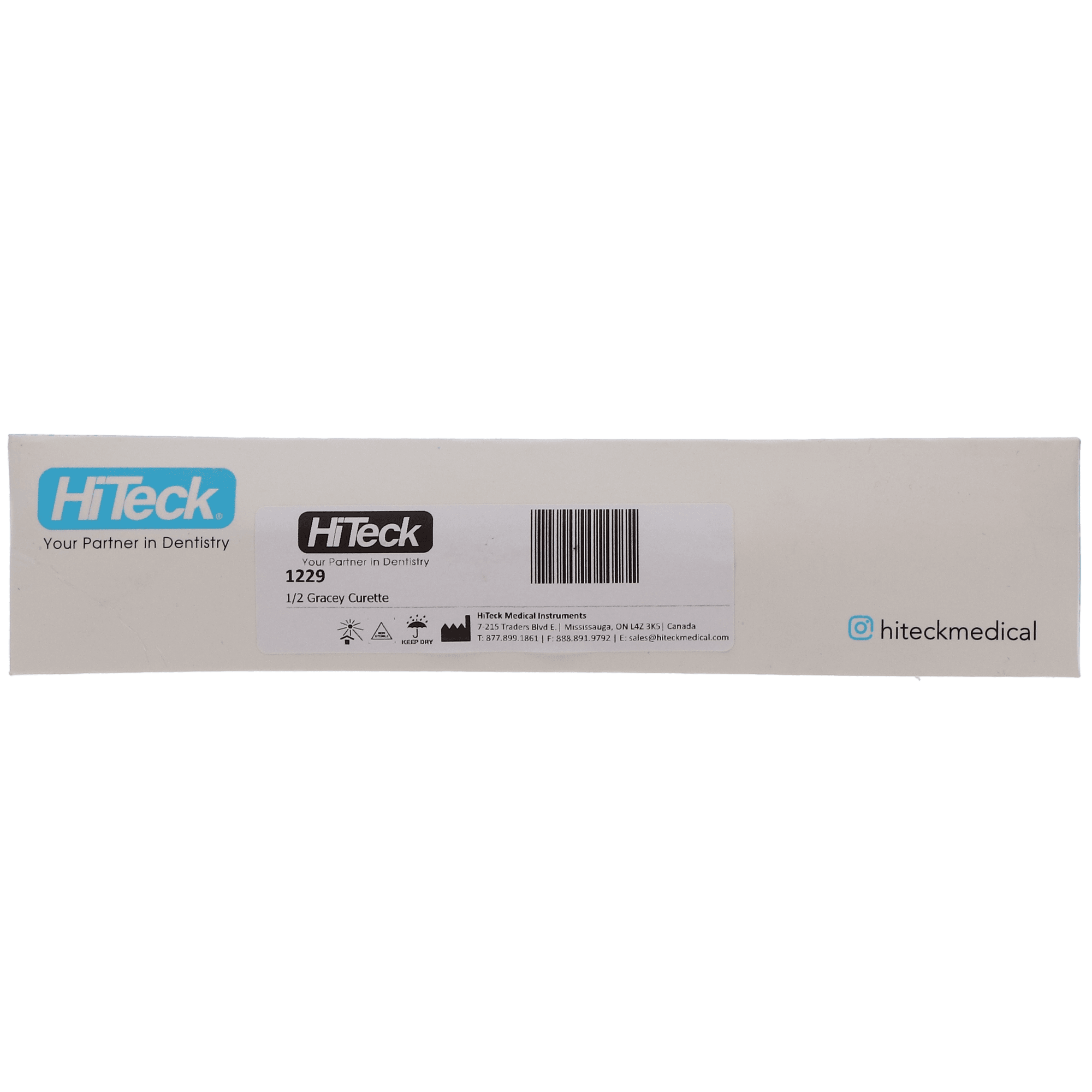 Gracey Curette #1/2, Double-Ended, Stainless Steel, 1/Pk, 1229 thumbnail 4