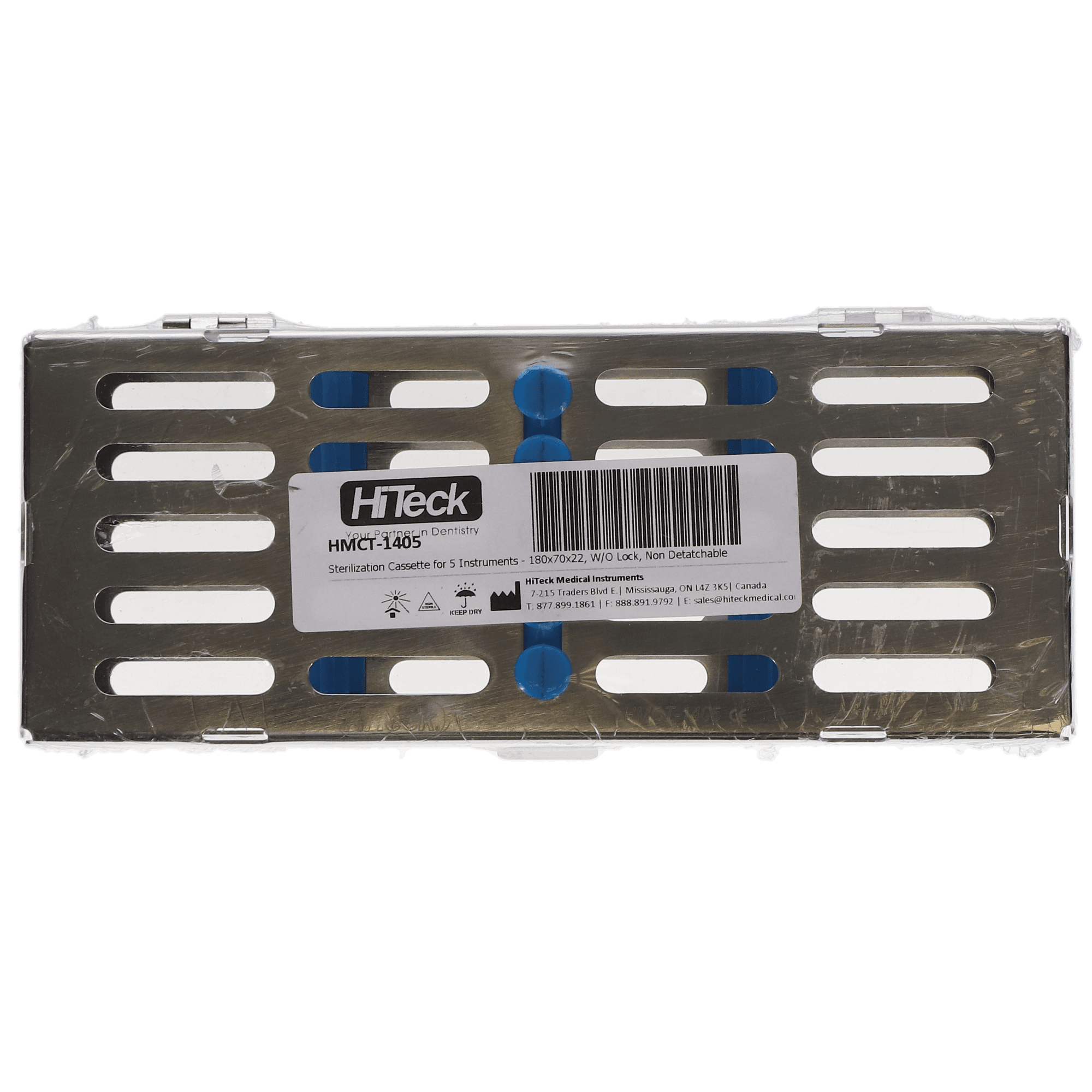 Sterilization Cassette for 5 Instruments, Non-Detachable, without Lock, 180" x 70" x 22", HMCT-1405 thumbnail 4