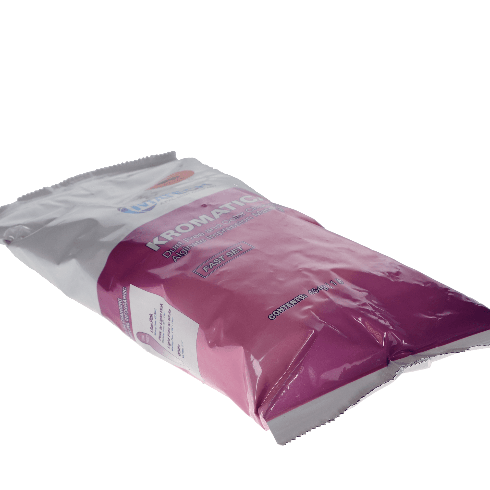 Kromatica Color-Changing Dust-Free Alginate Impression Material, Fast Set, Cherry, 1-lb Pouch, 305-201 thumbnail 2