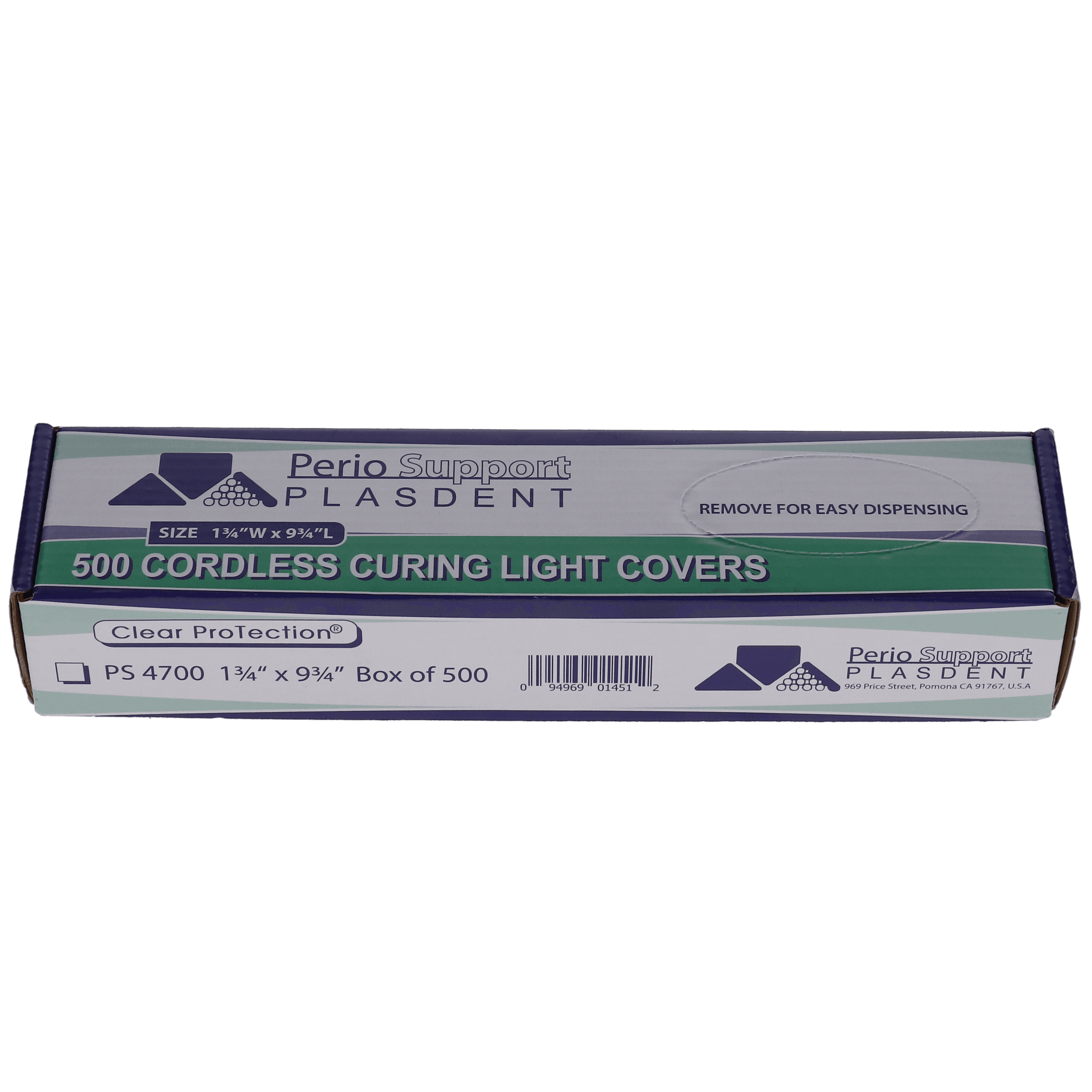 Plasdent Cordless Curing Light Sleeve Cover, 1 3/4" W x 9 3/4" L, Clear, 500/Pk, PS4700 thumbnail 3
