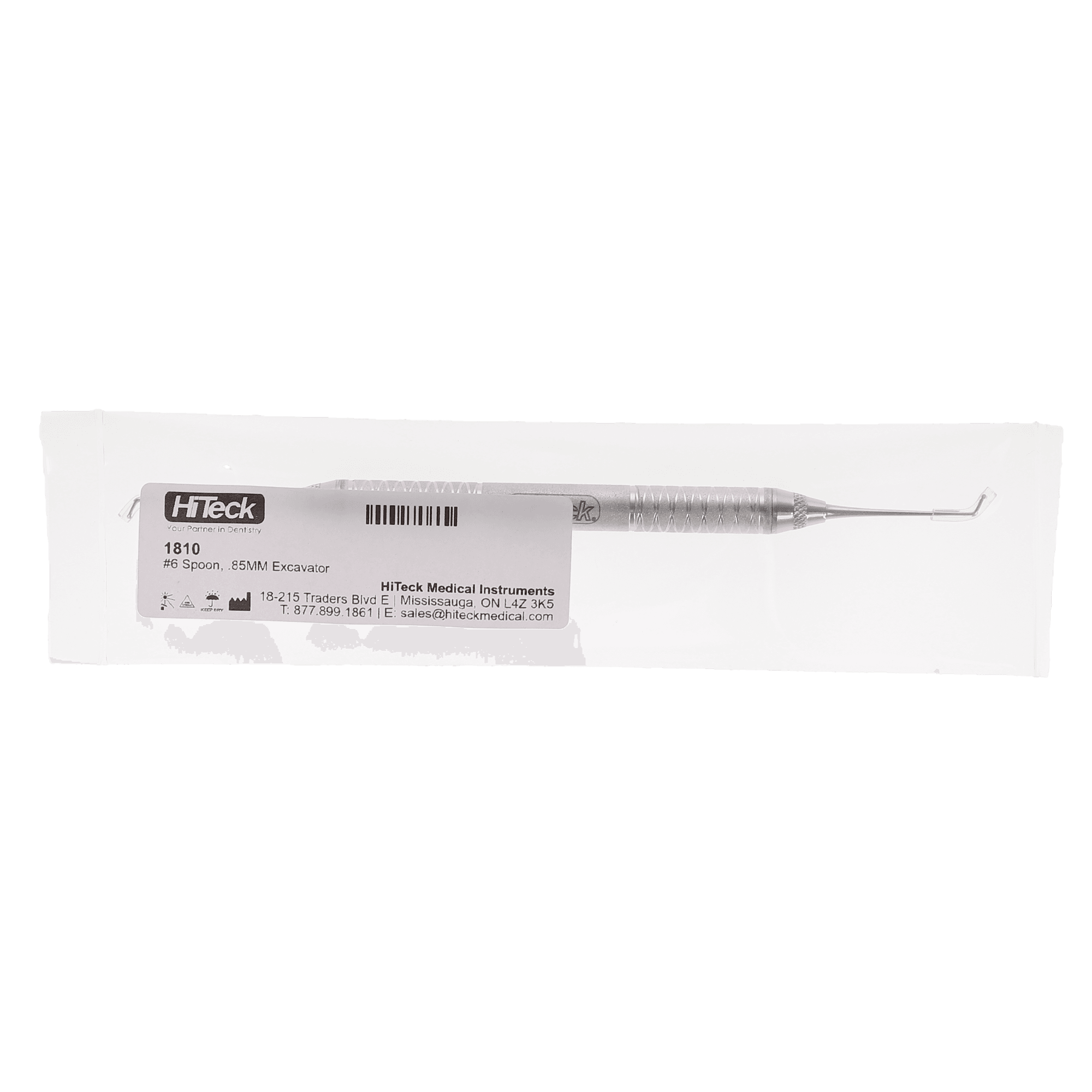 HiTeck Medical Instruments #6 Spoon Excavator, 0.85mm, 1810 Stainless Steel thumbnail 3
