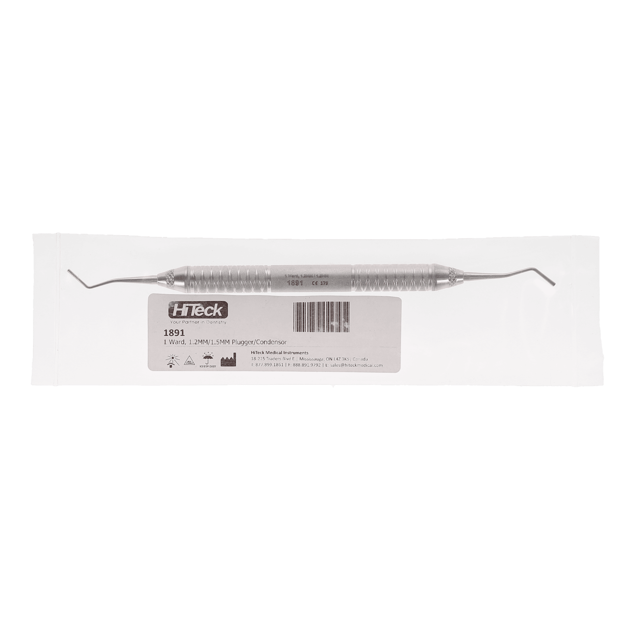 HiTeck Medical Instruments 1 Ward Plugger/Condenser, 1.2mm/1.5mm, 1891 thumbnail 3