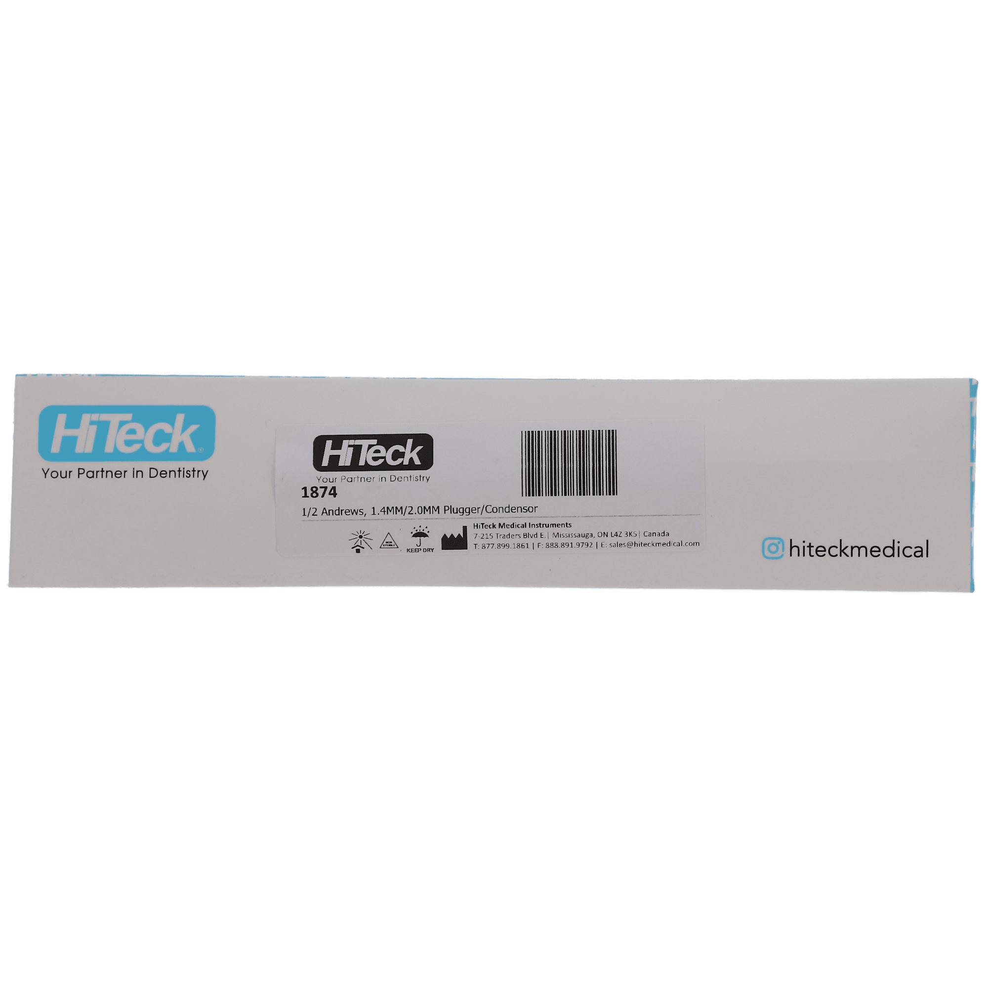 HiTeck Medical Instruments 1/2 Andrews Plugger/Condenser, 1.4mm/2.0mm, Model 1874 thumbnail 4