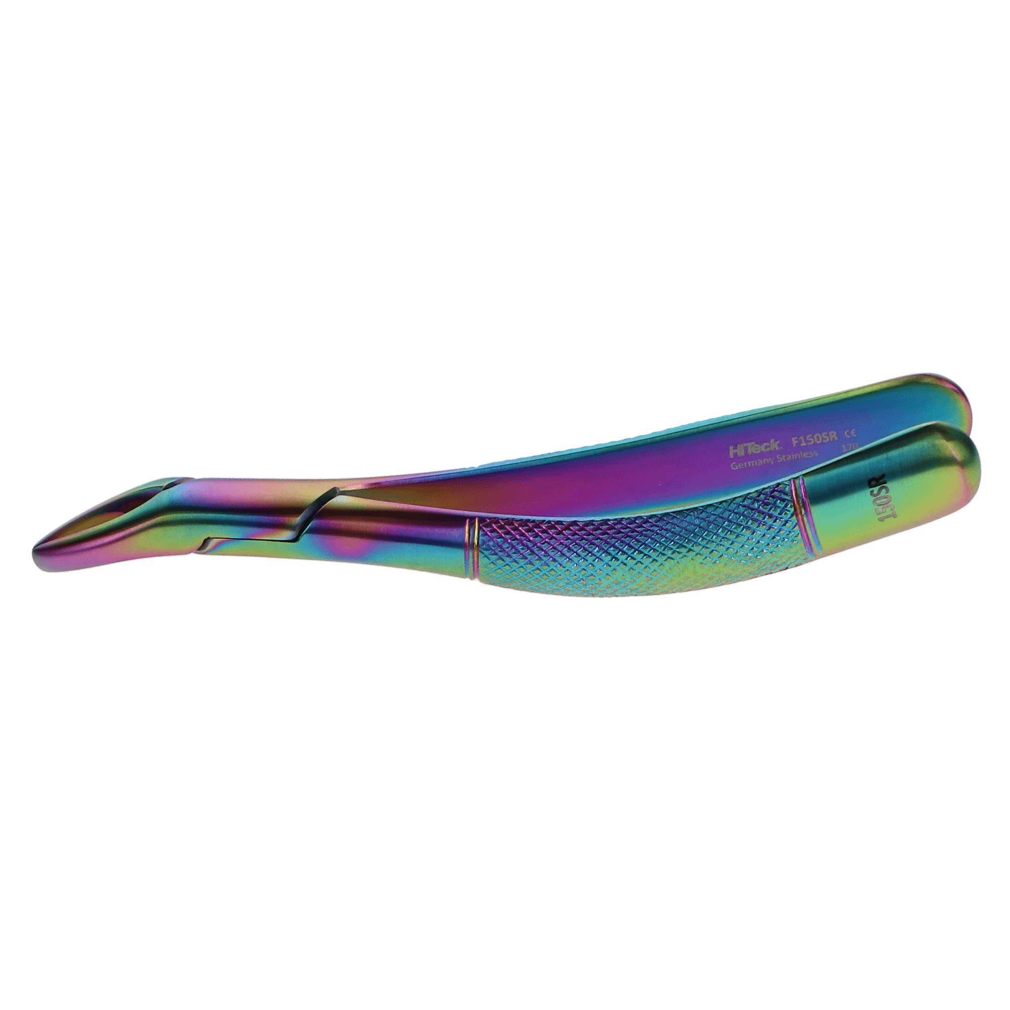 HiTeck Medical Instruments 150SR Pedo Rainbow Upper Primary Teeth & Roots Universal Extraction Forcep, F150SR - 150SR Pedo Rainbow Upper Primary Teeth &amp; Roots Universal Extraction Forcep, F150SR - Image 1