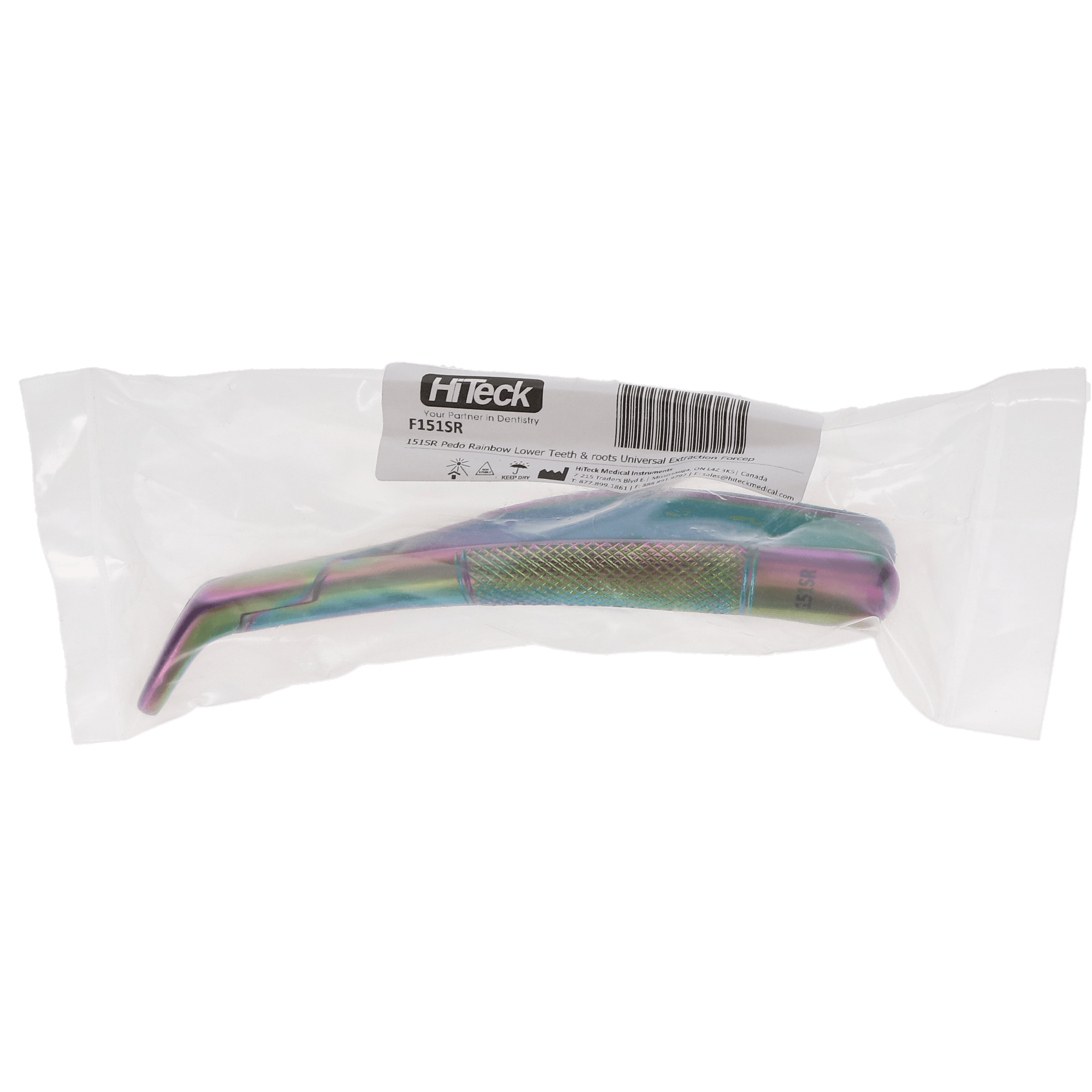 HiTeck Medical Instruments Pedo Rainbow Lower Teeth & Roots Universal Extraction Forcep, F151SR thumbnail 4