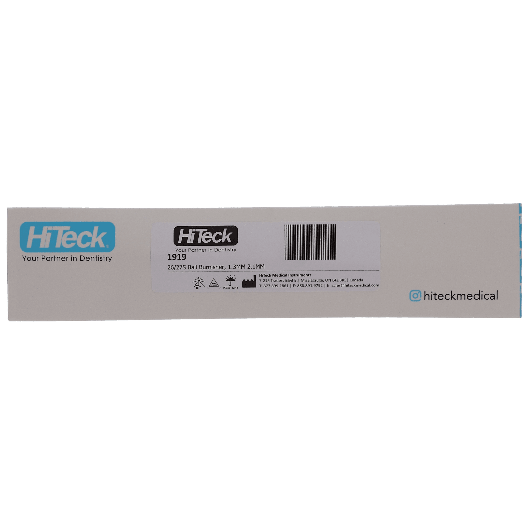 Hiteck Medical Instruments Ball Burnisher, Double-Ended, #26/27S, 1.3 mm/2.1 mm, 1/Pk, 1919 thumbnail 4