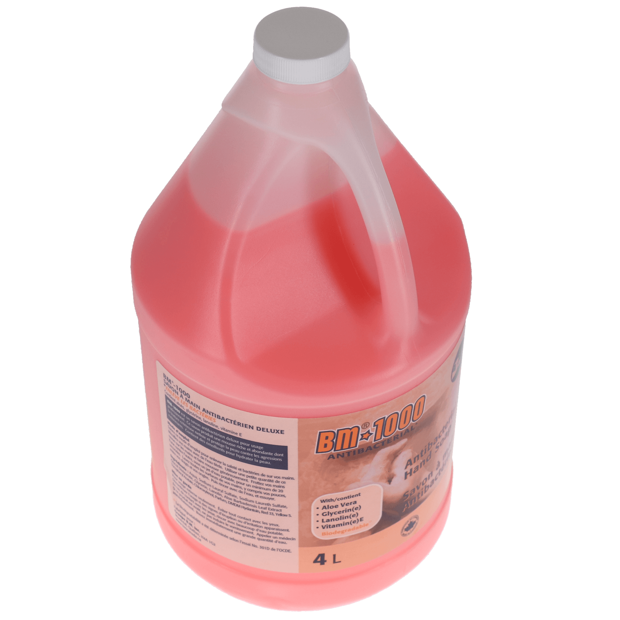 BM-1000 Deluxe Antimicrobial Hand Wash Soap, 4L Bottle, 1/Pk, BM-1000 thumbnail 4