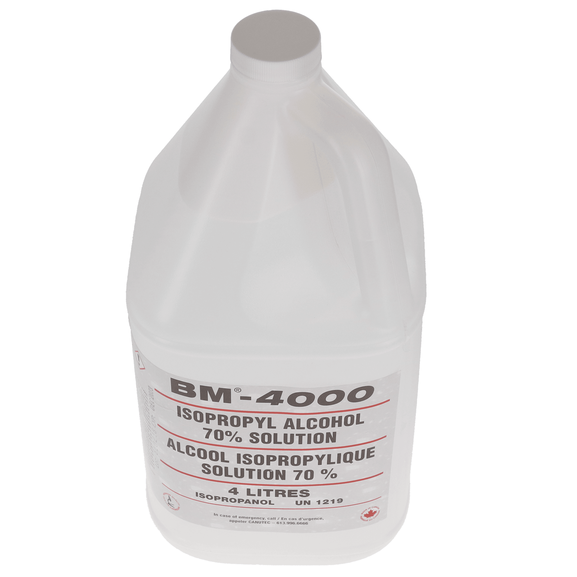 70% Isopropyl Alcohol, 4 L, 1/Pk, BM-4000 - 70% Isopropyl Alcohol, 4 L, 1/Pk, BM-4000 - Image 1