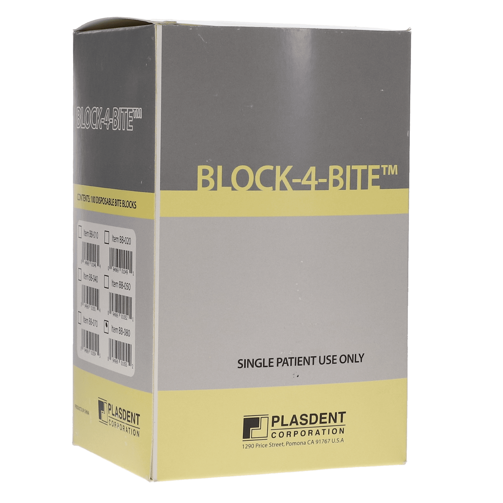 Plasdent Block-4-Bite Disposable X-Ray Bite Blocks, Fits Belmont Autopan & FIAD, #7080, 100/Pk, BB-080(7080) thumbnail 4