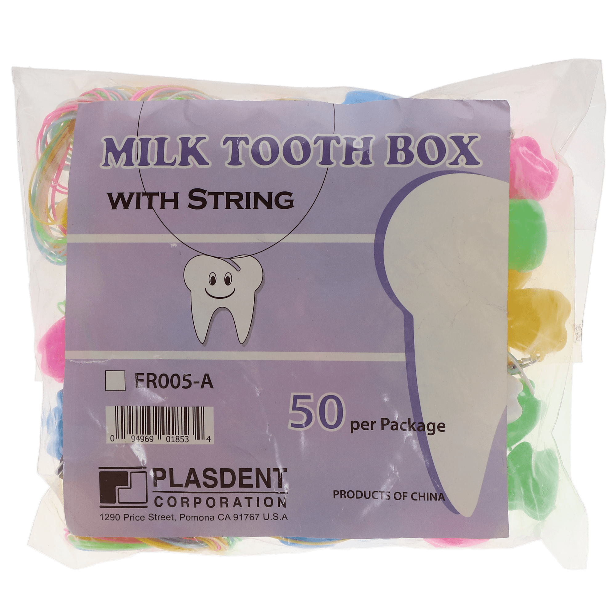 Tooth Saver Milk Tooth Box with String, Assorted Colors, 50/Pk, ER005 thumbnail 4