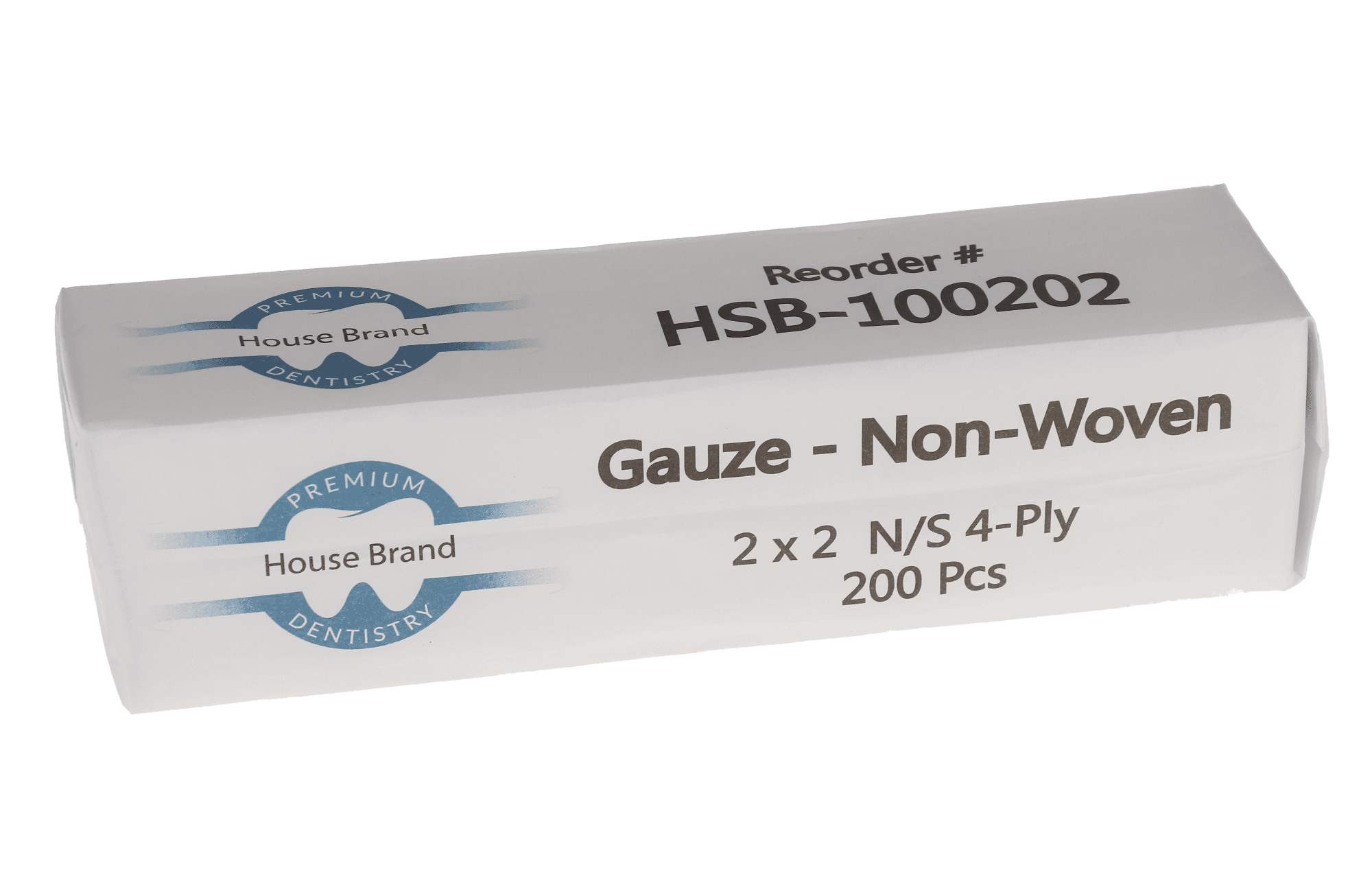 Dental City Non-Woven Gauze Sponges, 2" x 2", 4-Ply, Sterile, Single (100202) thumbnail 3