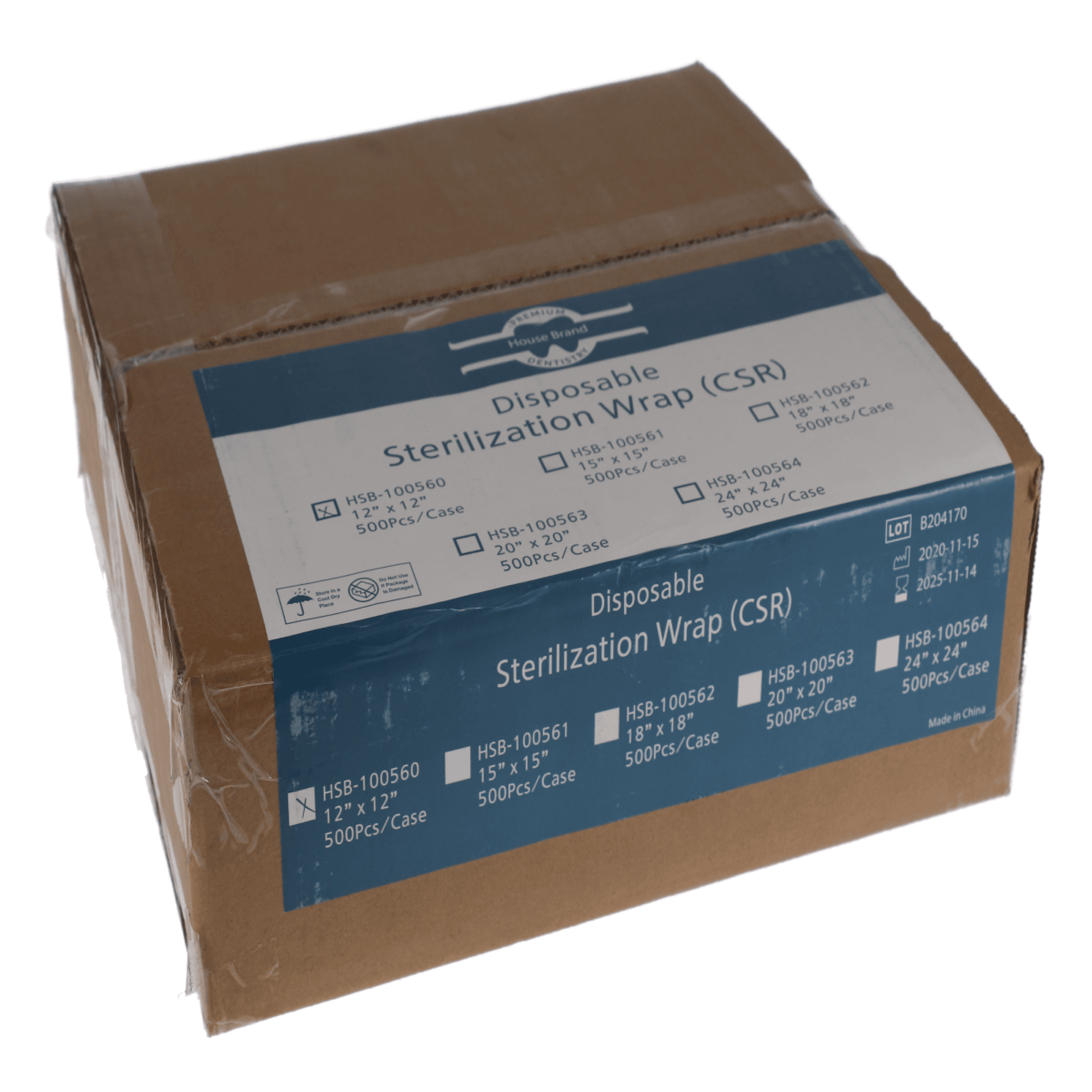 CSR Sterilization Wraps, 12 x 12 in, 100/Pk, 100560 thumbnail 4