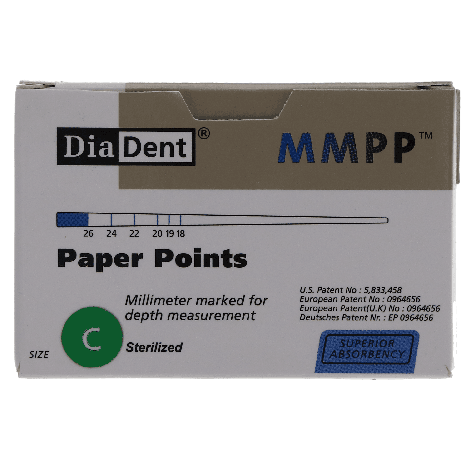 DiaDent Absorbent Paper Points, Spillproof, Coarse, Accessory Size, 200/Pk, MP202-S605 thumbnail 4