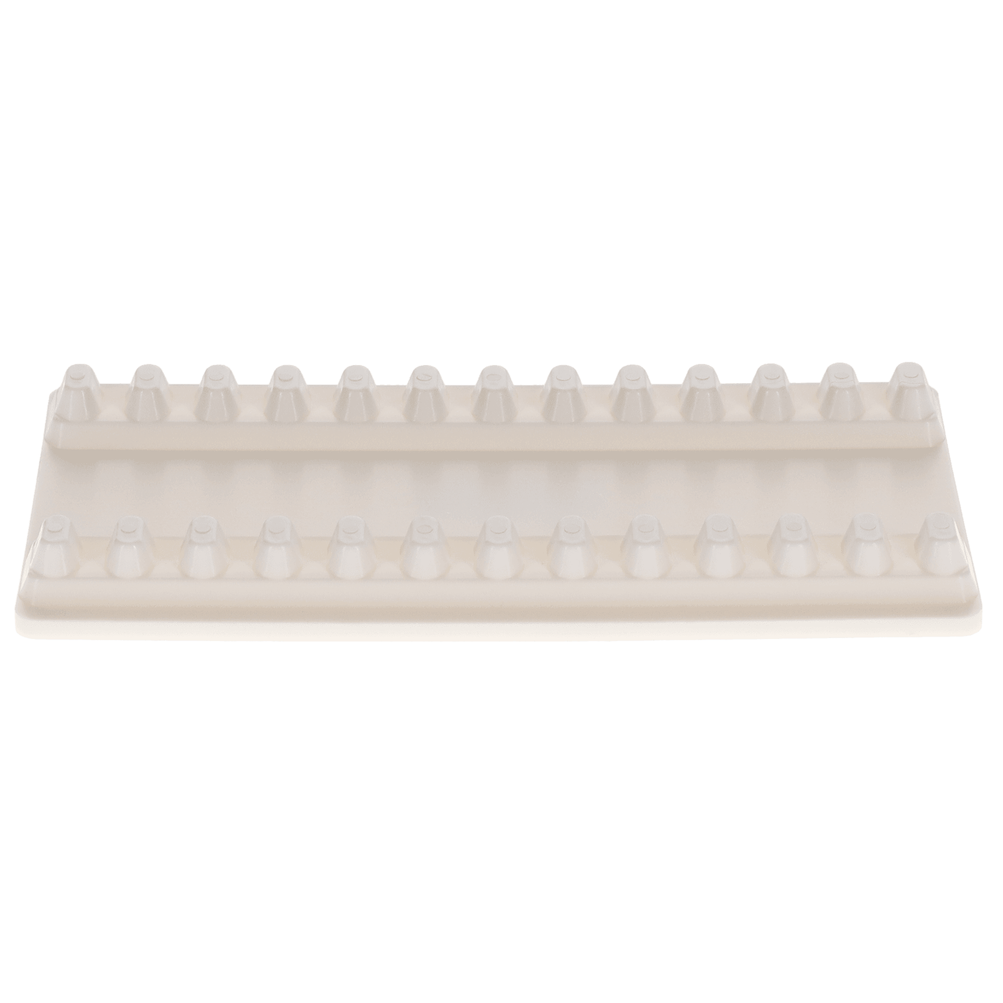 Plasdent Instrument Mat, Large, White, 12-Instrument Capacity, 7-1/2" x 4", 1/Pk, 400ML-1 - Instrument Mats, Large - White - Image 1