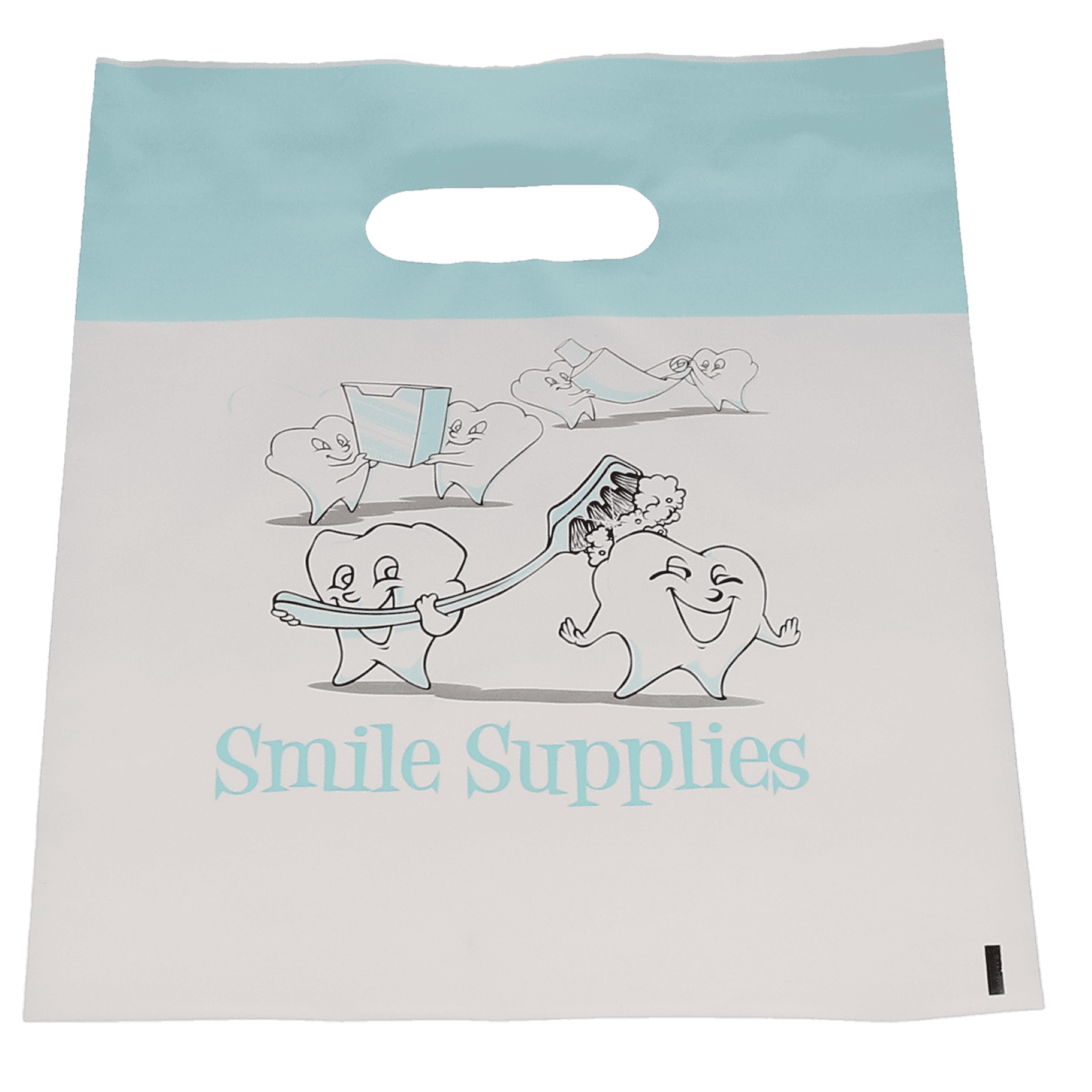 Tooth Supplies Patient Bags, Small, White, 7.5" x 9", 100/Pk, SBG72 thumbnail 2