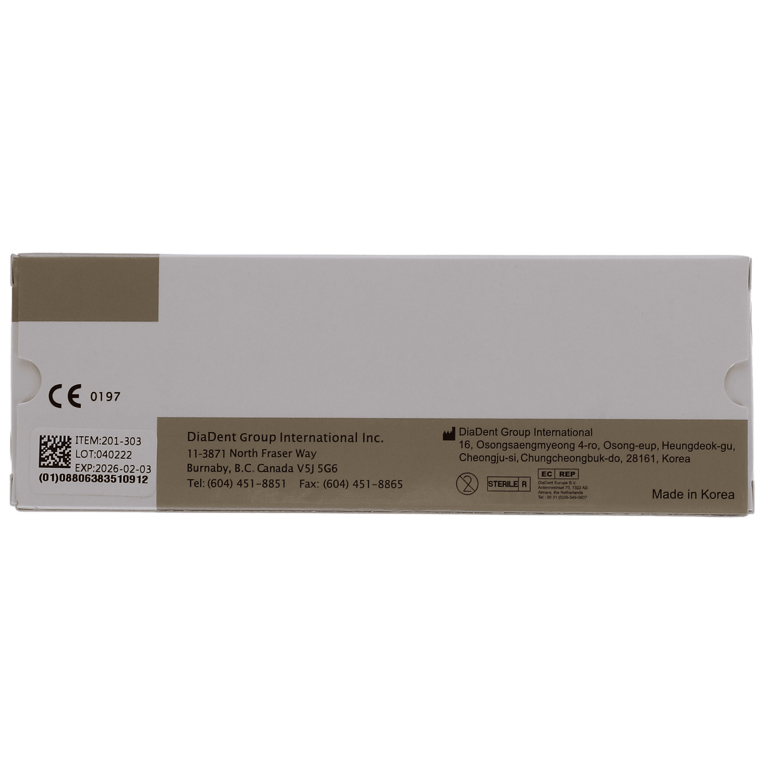 DiaDent Absorbent Paper Points, Non-Marked, .02 Taper, ISO Size #15, Cell Pack, 200/Box thumbnail 2