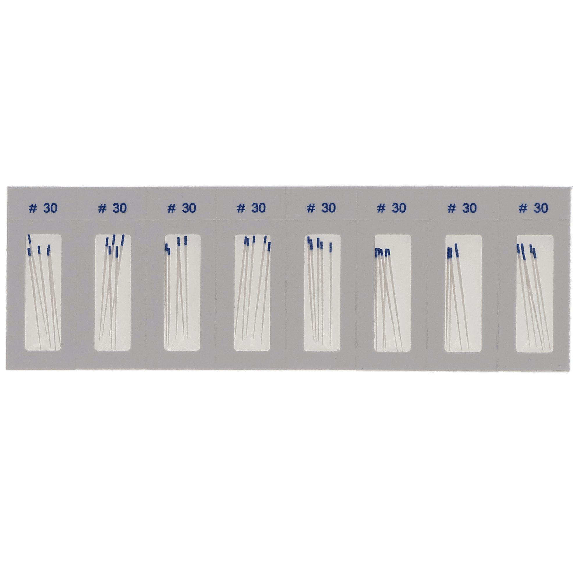 DiaDent Absorbent Paper Points #30, Non-Marked, .02 Taper, Cell Pack of 200, Blue, 201-306 - Absorbent Paper Points #30 Cell Pack Pkg/200 - Image 1