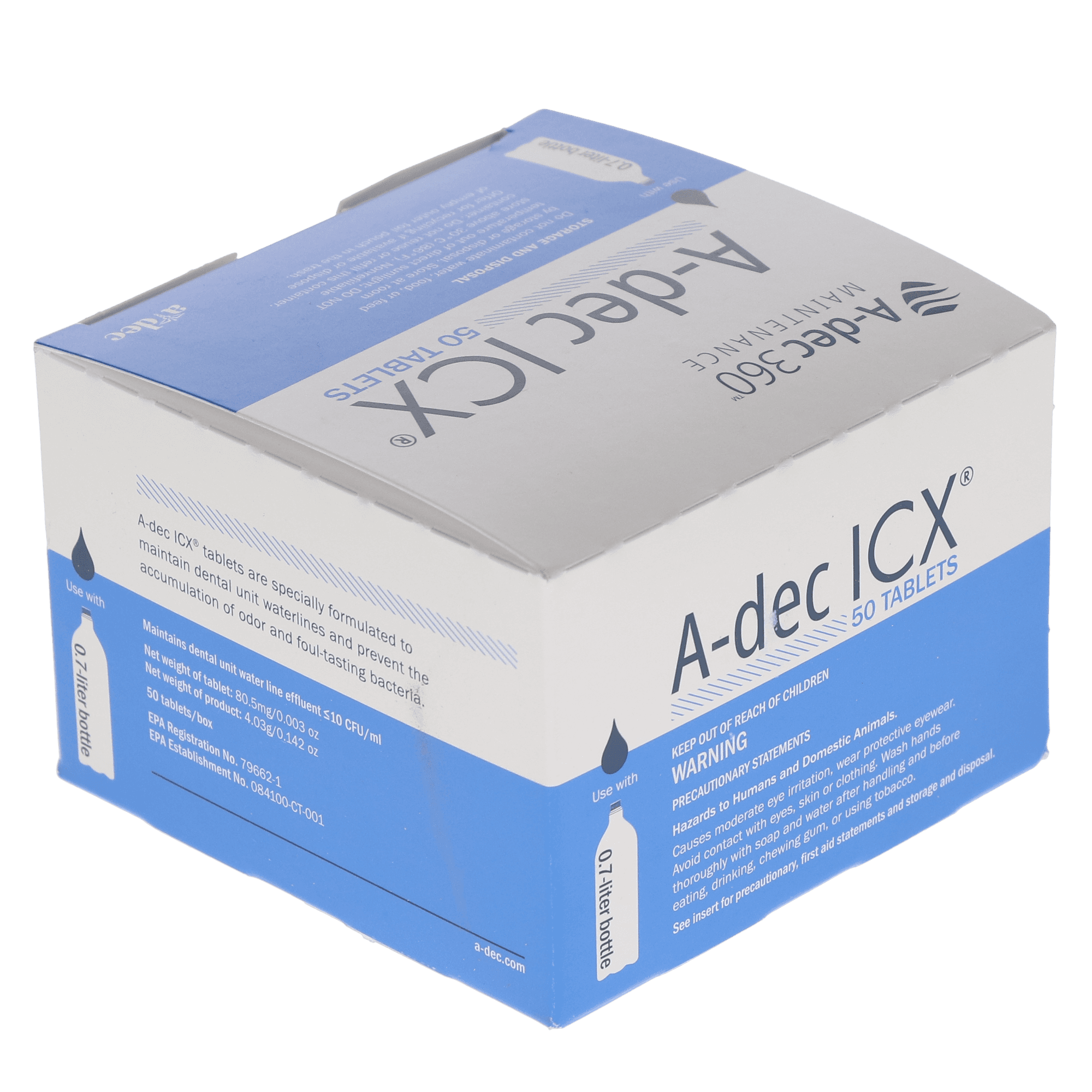 ICX® Waterline Treatment Tablets, 0.7L Bottle, 50 Tablets/Box, 90.1064.00 thumbnail 8
