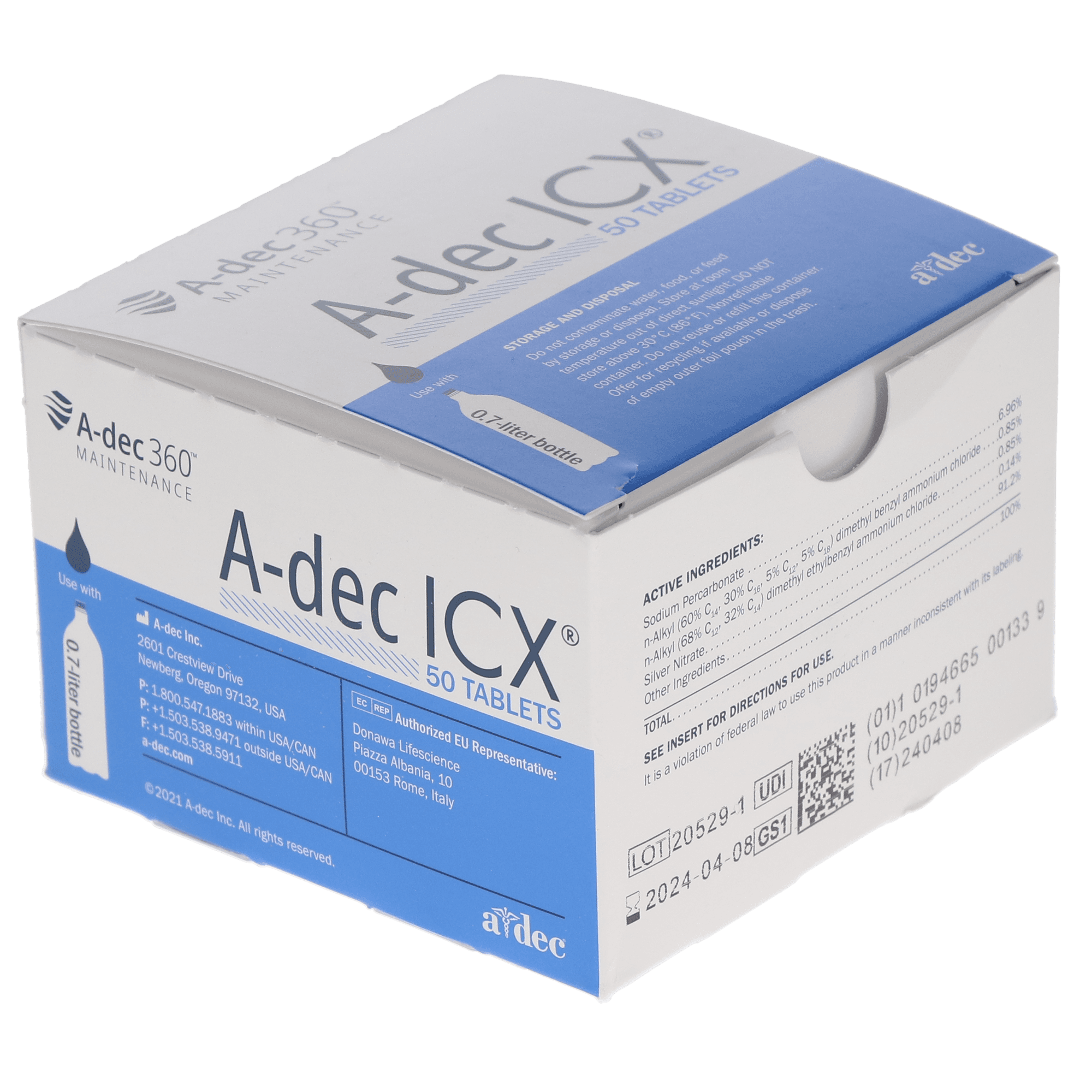 ICX® Waterline Treatment Tablets, 0.7L Bottle, 50 Tablets/Box, 90.1064.00 thumbnail 9