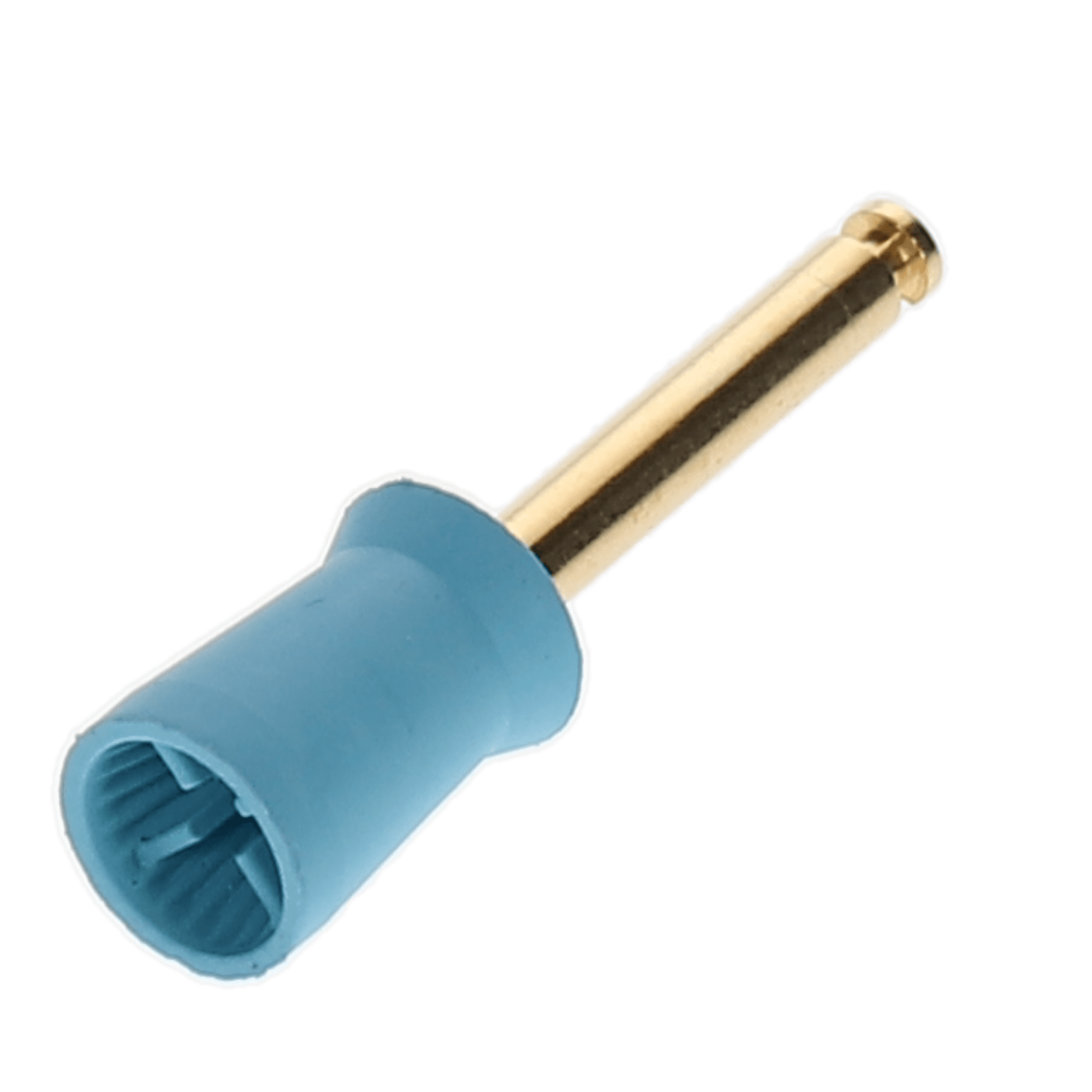 AllPro Nonlatex Prophy Cups, Latch Mandrel, Ribbed & Webbed, Soft Aqua, Unscented, 144/Pkg, 402-S-144 thumbnail 3