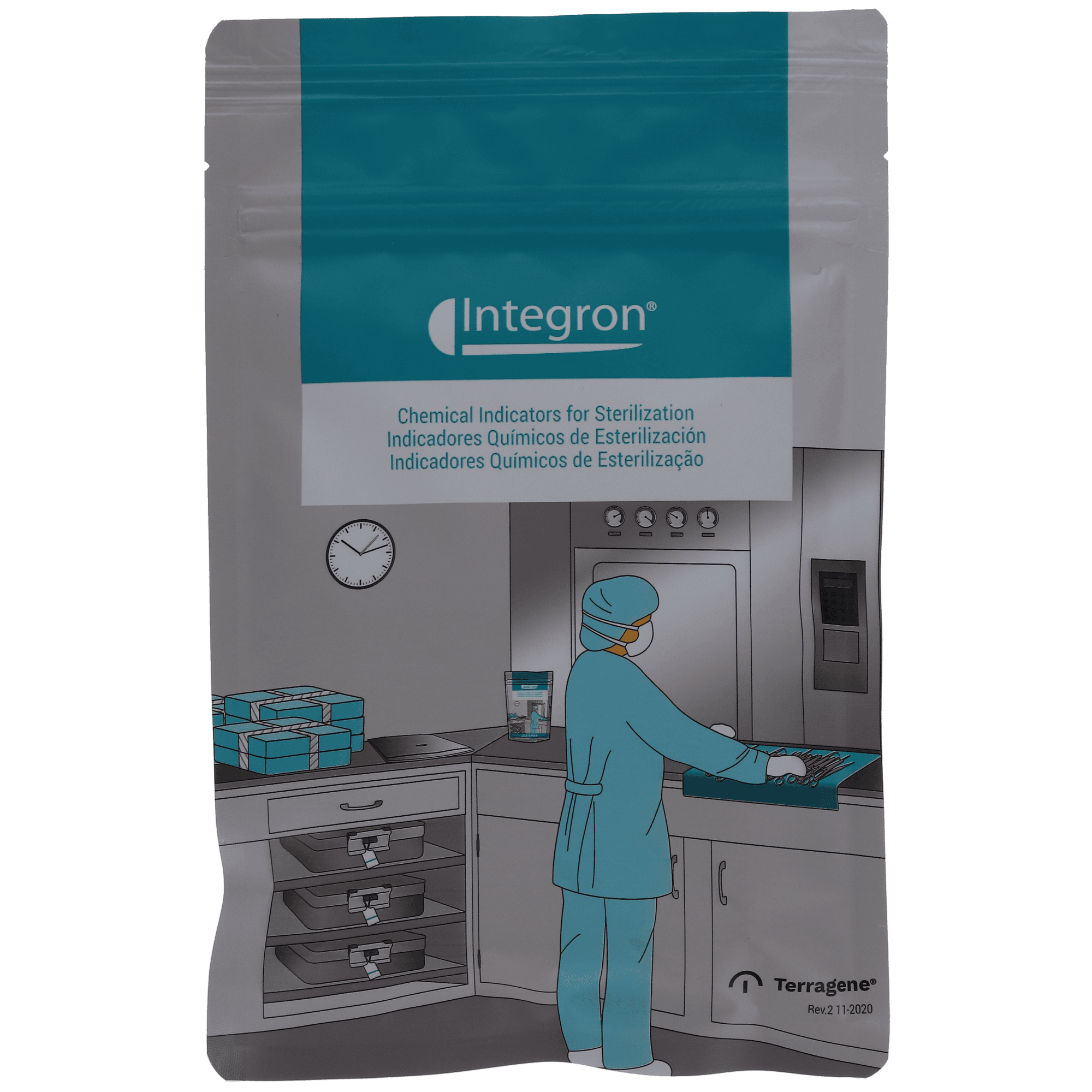 Terragene Integron Type 5 Chemical Integrator for Steam Sterilization, 200/Pk, IT26-1YS thumbnail 4