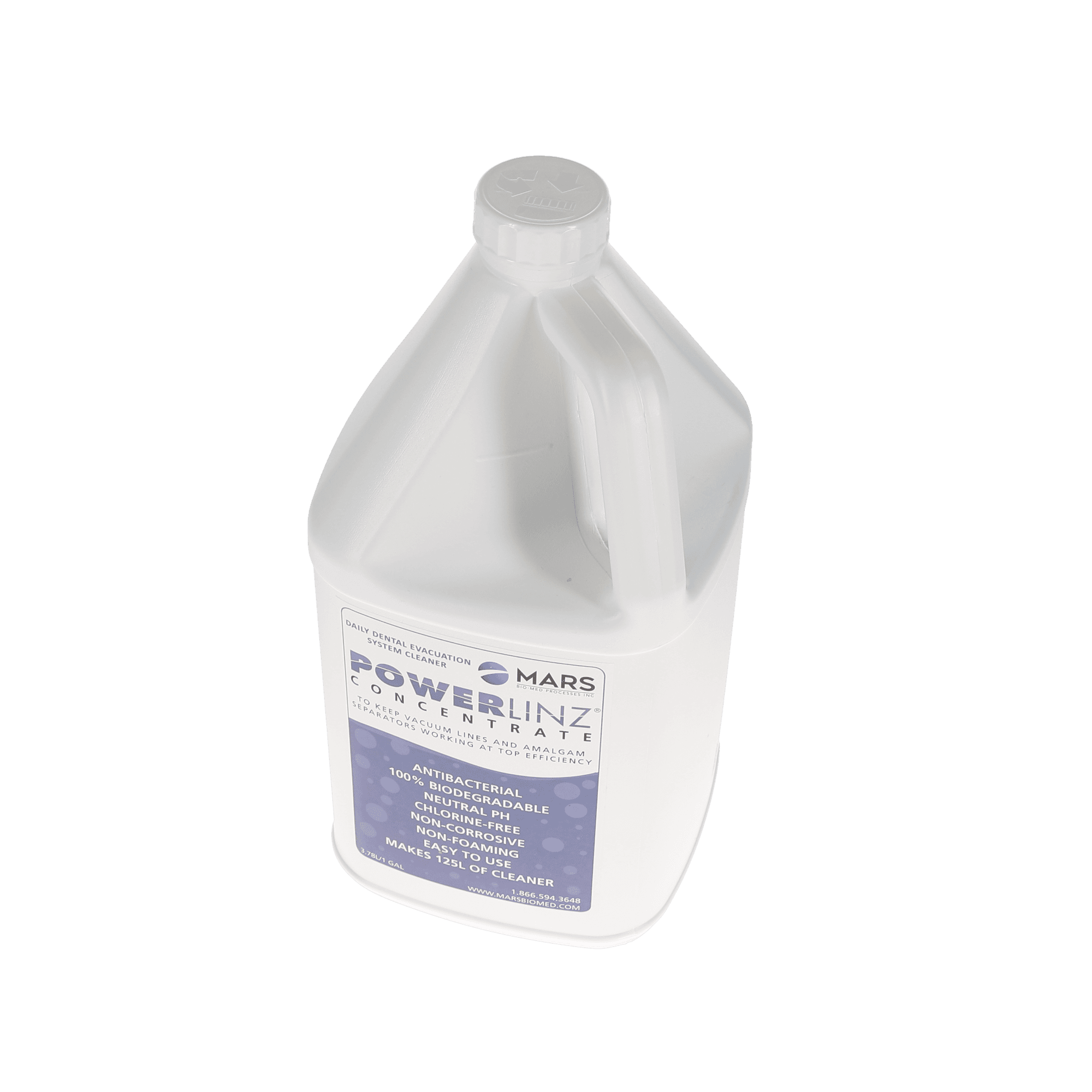 PowerLINZ Evacuation Line Cleaner Concentrate, Antibacterial, 3.78 L (1 Gallon) Bottle, MA-0200 thumbnail 3