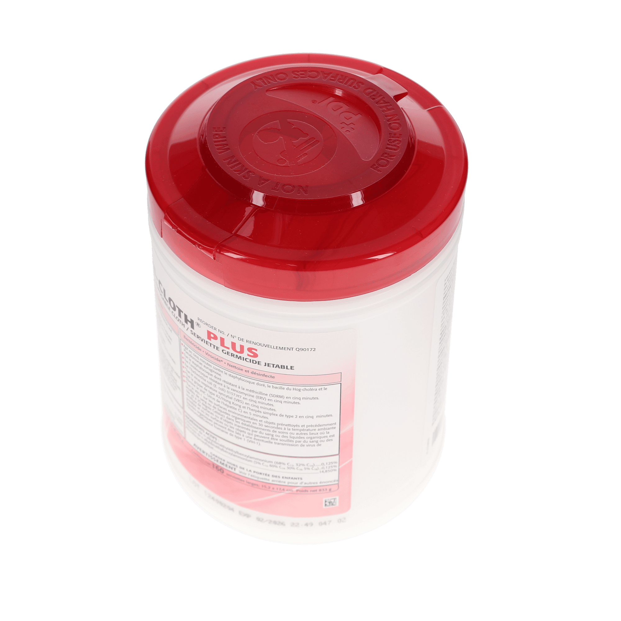Sani-Cloth Plus Germicidal Disposable Wipes, 6" x 6.75", Large, 160 Wipes/Pack, Q90172 thumbnail 2