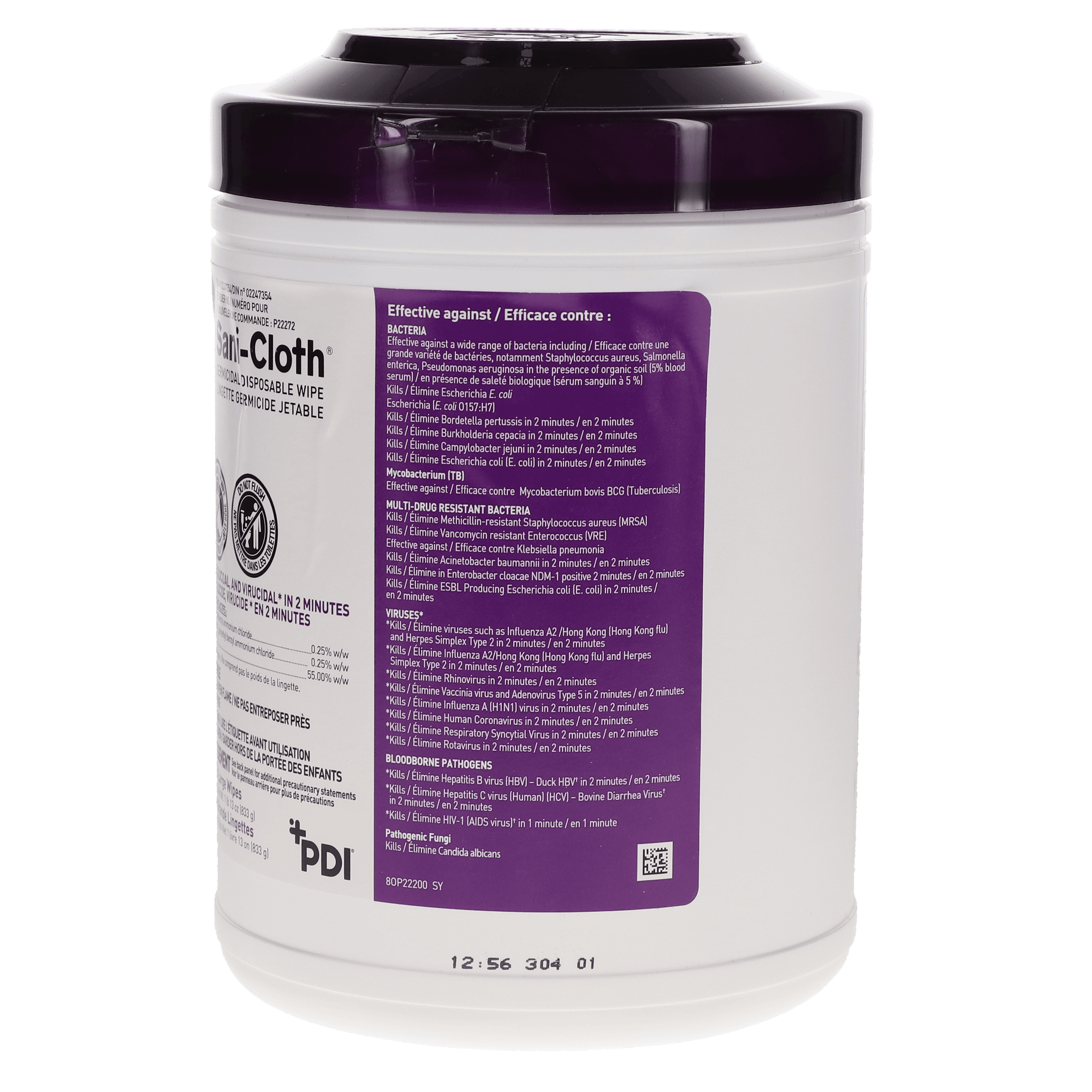 Super Sani-Cloth Germicidal Disposable Wipe, Large, 160/Pack, P22272 - Super Sani-Cloth Large 160/Pk P22272 - Image 1