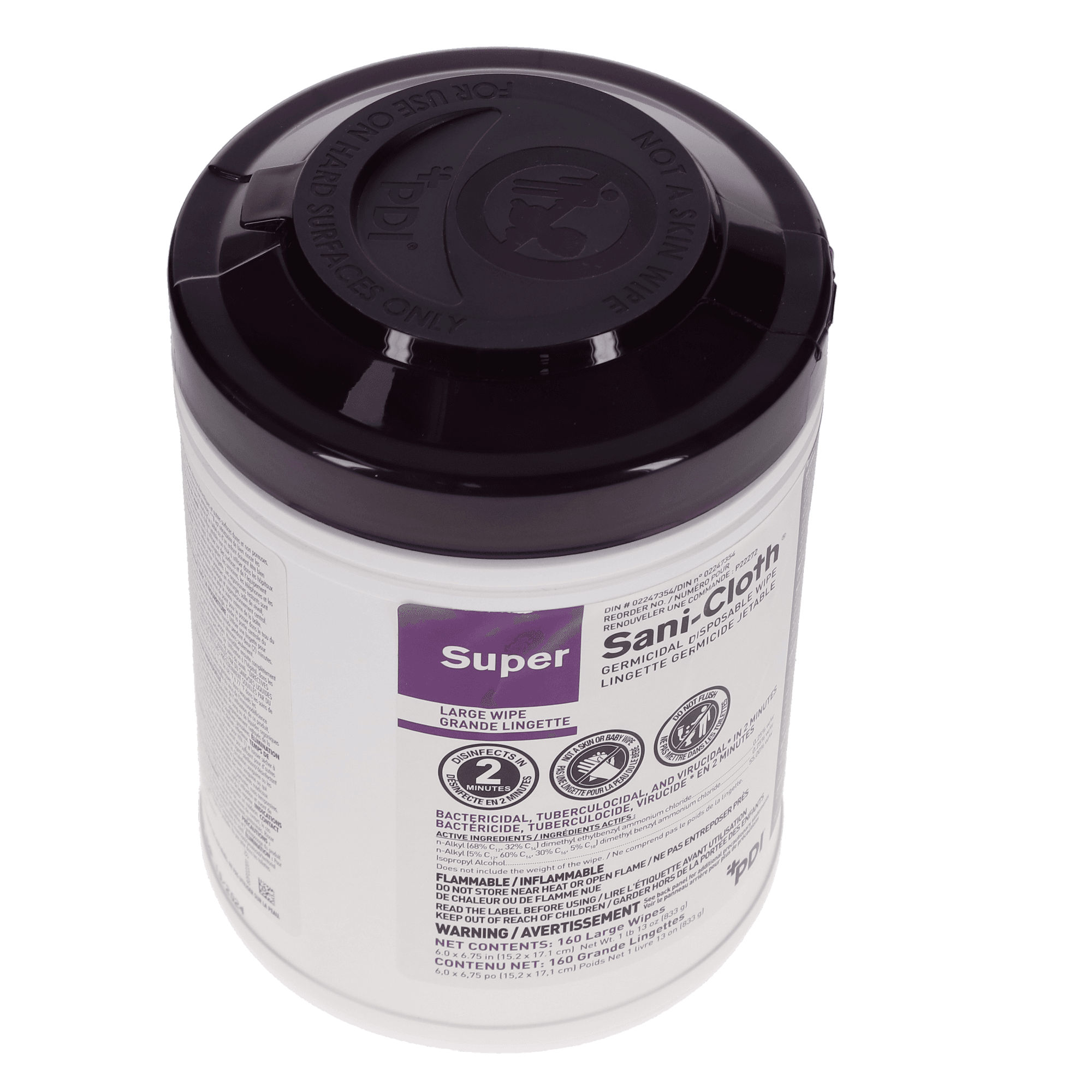 Super Sani-Cloth Germicidal Disposable Wipe, Large, 160/Pack, P22272 thumbnail 4