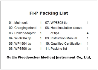 Woodpecker FI-P Endo Obturation Pen, Heated Condenser, 4 Temperature Settings, 1/Pk - DBA Fi-P Endo Obturation Pen with 4 Temperature Settings, Single Unit - Image 1