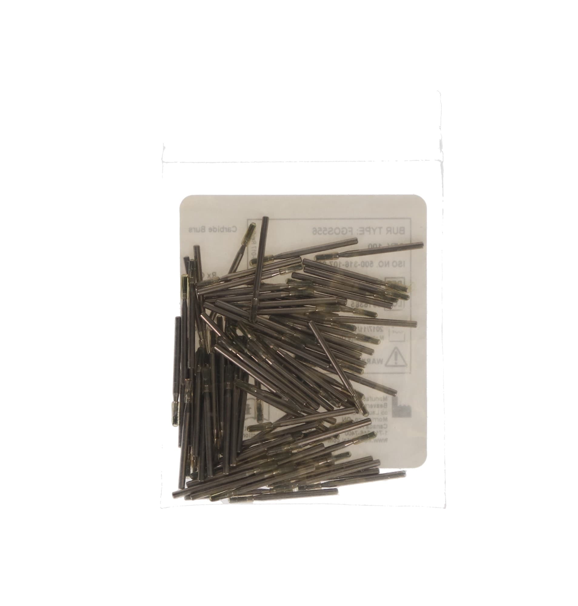 Surgical Carbide Bur, FGOS, #556, Straight Cross Cut Fissure, 0.9 mm, 10/Pk, FGOS556-10 thumbnail 3