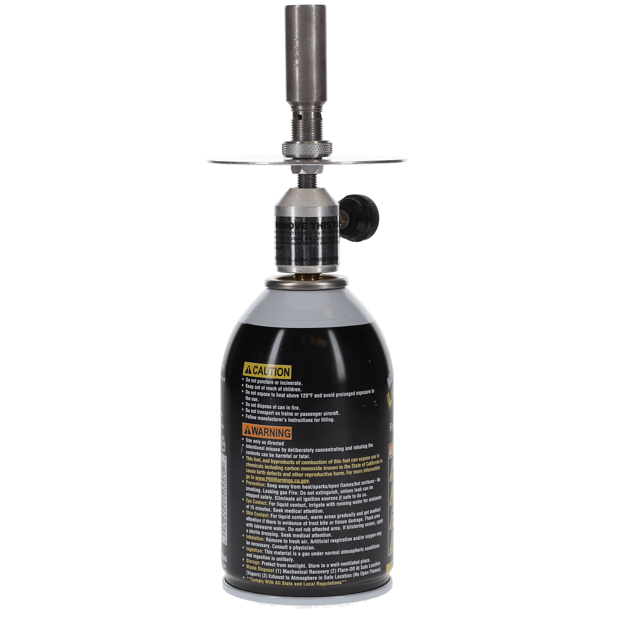 Wall Lenk Model 65 Butane Laboratory Burner with Fuel, 1 Burner Head & 1 Butane Fuel Refill thumbnail 11