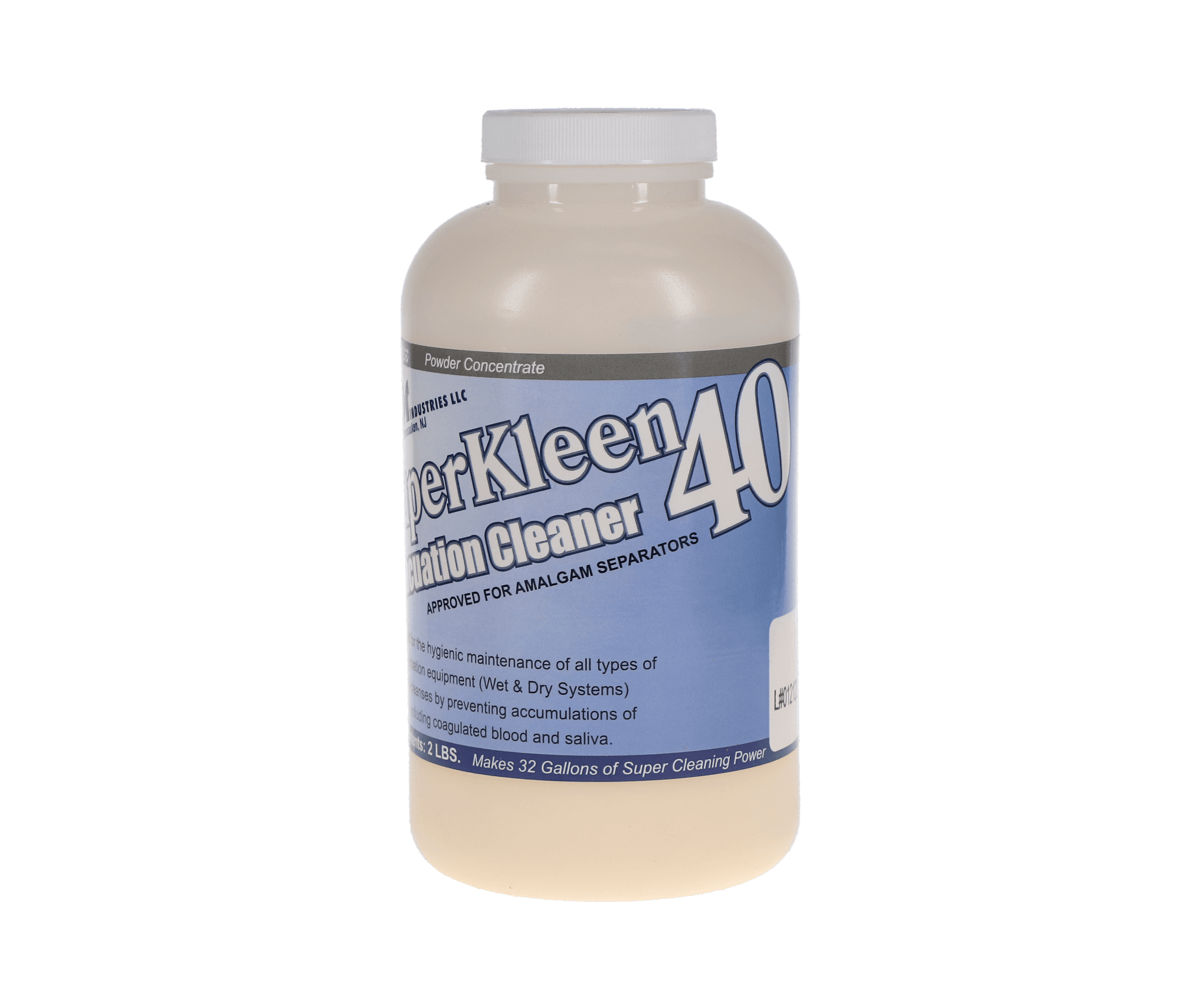 Keystone Optimize Superkleen 40 Evacuation System Cleaner Powder, 32 oz, 1/Pk, 00136 thumbnail 2