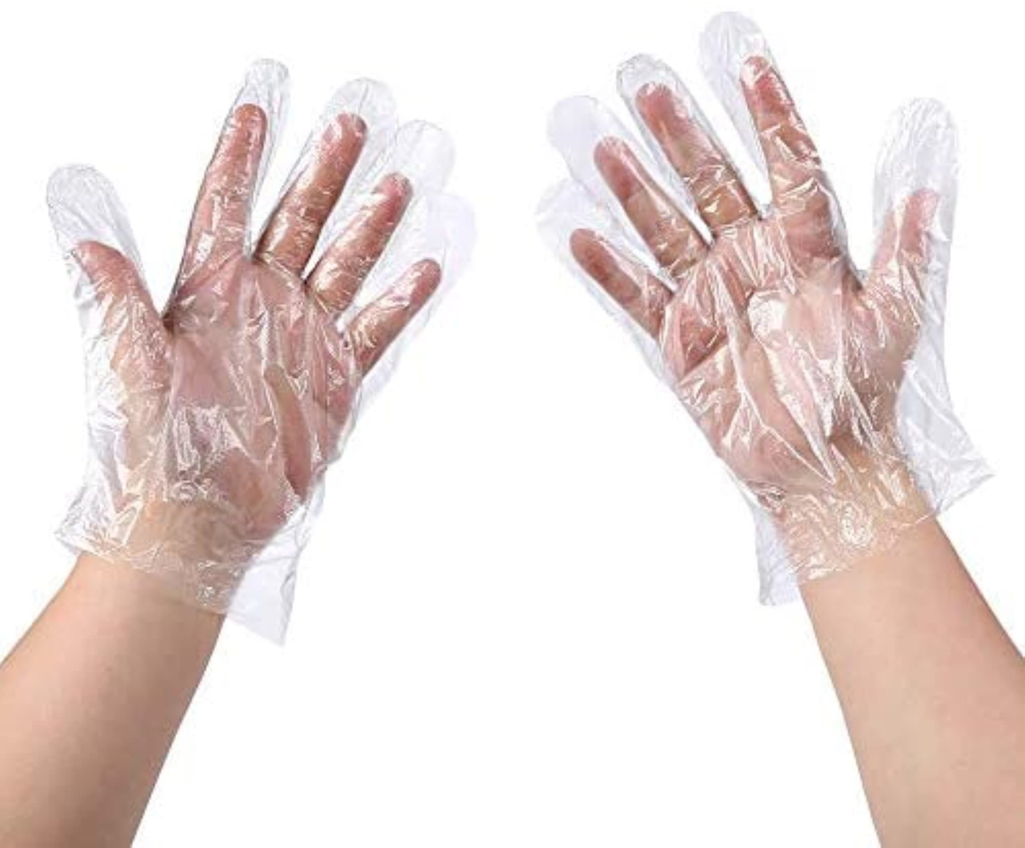 Latindo Disposable Plastic Overgloves, Medium, Clear, Ambidextrous, 100/Box, 900LX-M thumbnail 2