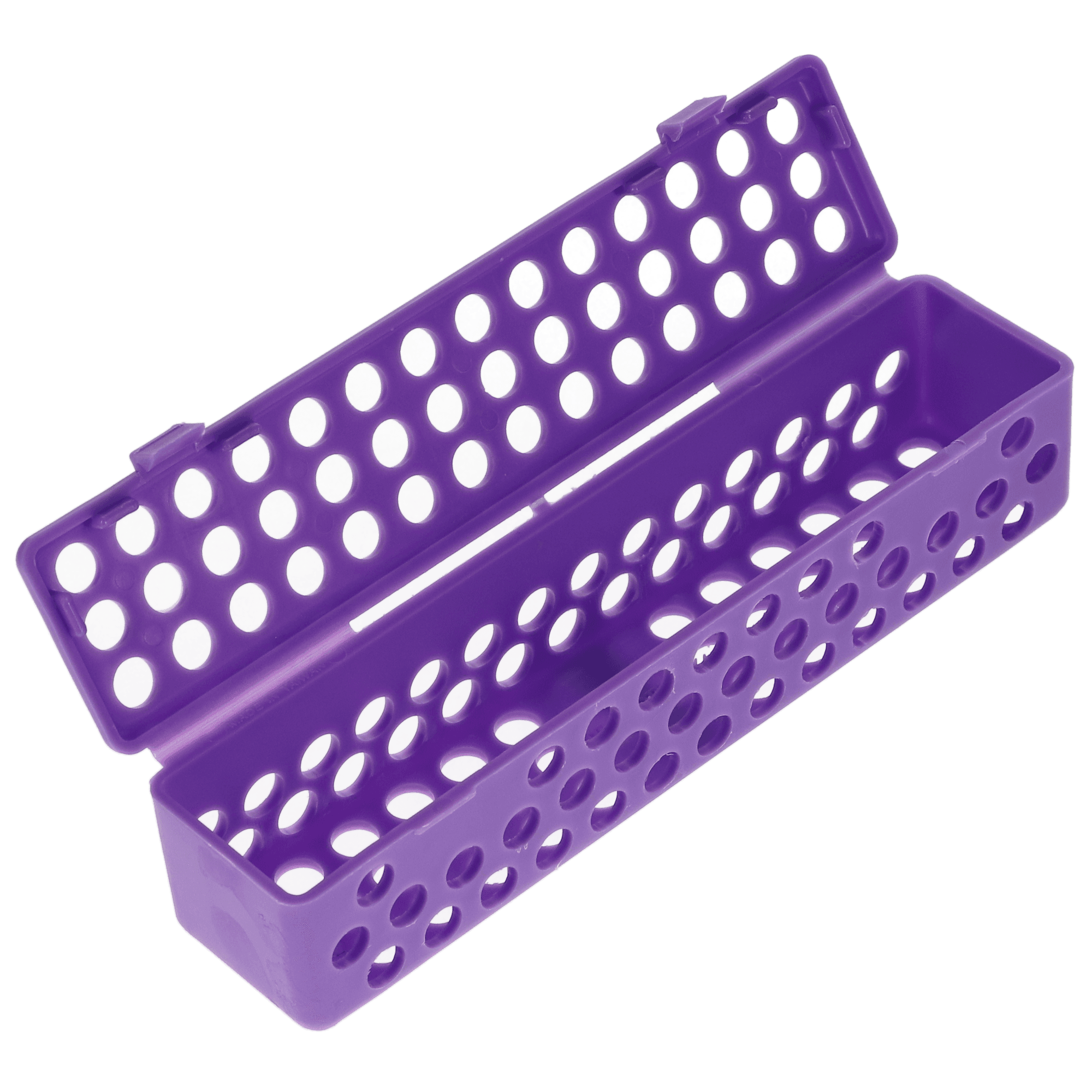Plasdent Instrument-Steri Container, Neon Purple, 8" x 1-3/4" x 1-3/4", IN104 / 203ISC-10N thumbnail 4