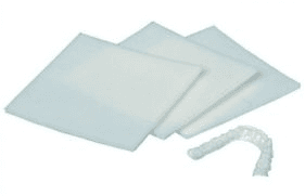 Temporary Splint Material, 0.020" Clear EVA Sheets, 5" x 5", 50/Box, LA235 - Temporary Splint Material .020" 50/Bx Clear - Image 1