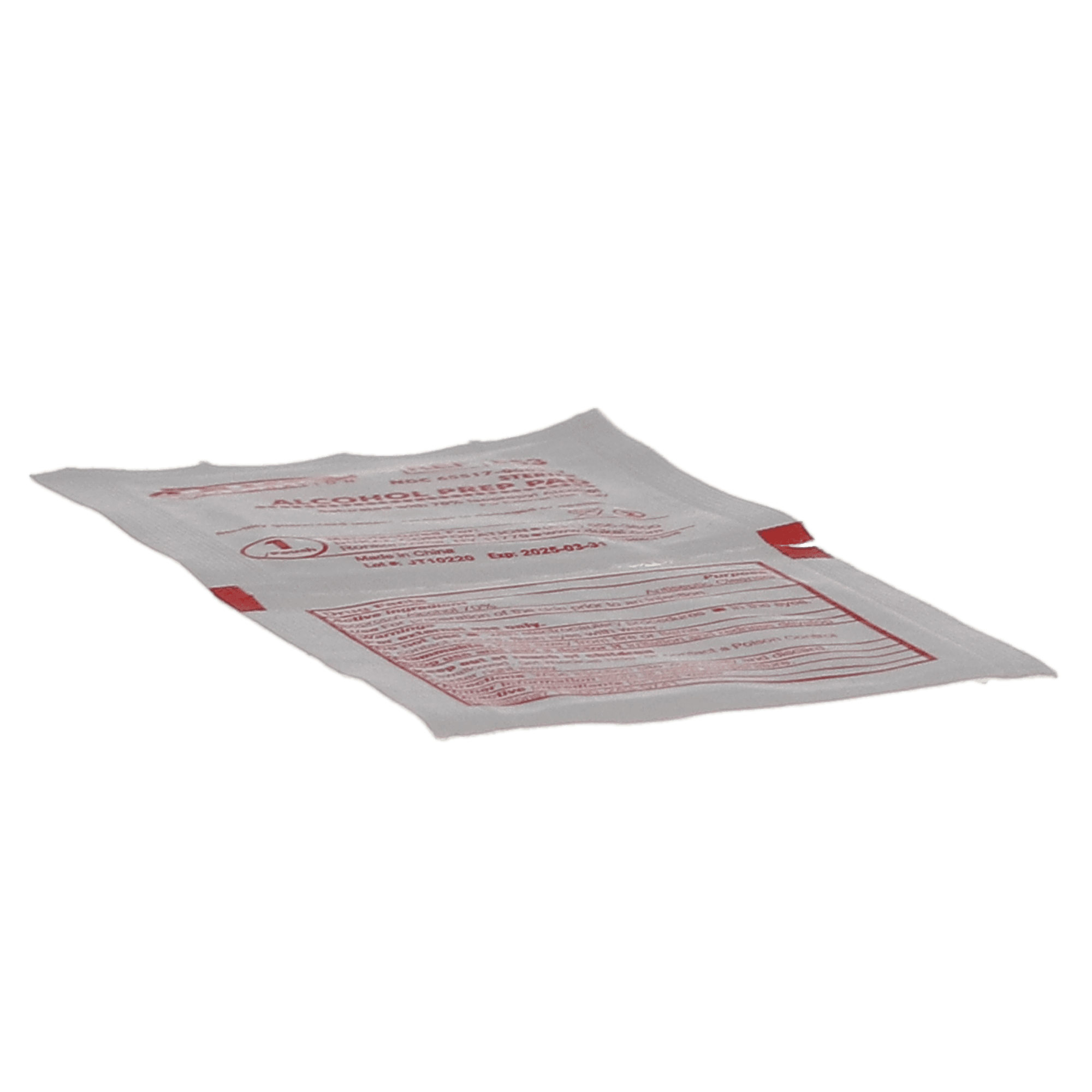 Dukal Isopropyl Alcohol Prep Pads, Medium, 70% Isopropyl Alcohol, 200/Pk, MI316 - Isopropyl Alcohol Prep Pads, Medium, 200/Pk, MI316 (6818) - Image 1