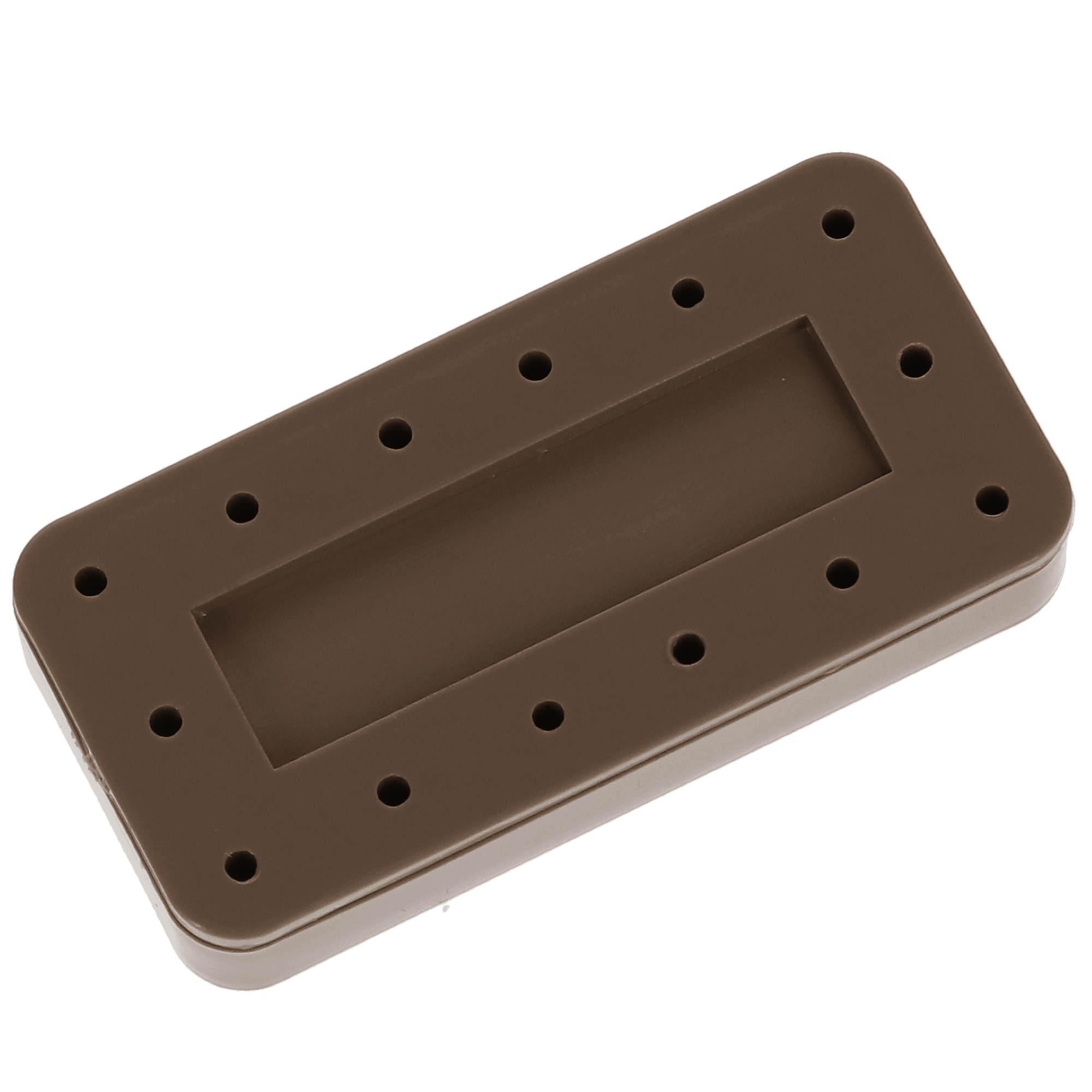 Magnetic Bur Block, 14-Hole, Rectangular, Beige, 1/Pk, OR406 thumbnail 3