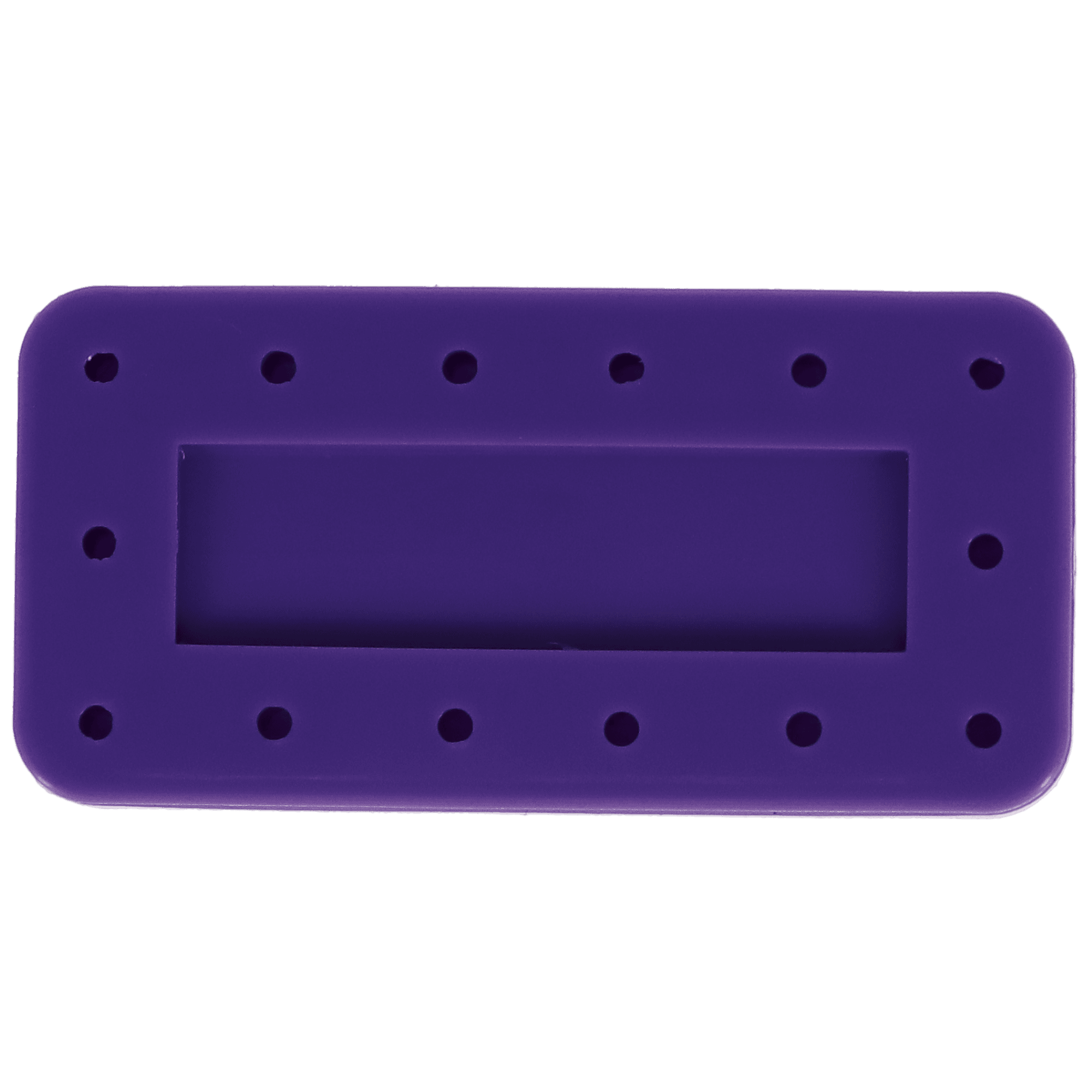 Magnetic Bur Block, 14-Hole, Rectangular, Neon Purple, 1/Pk, OR416 thumbnail 5